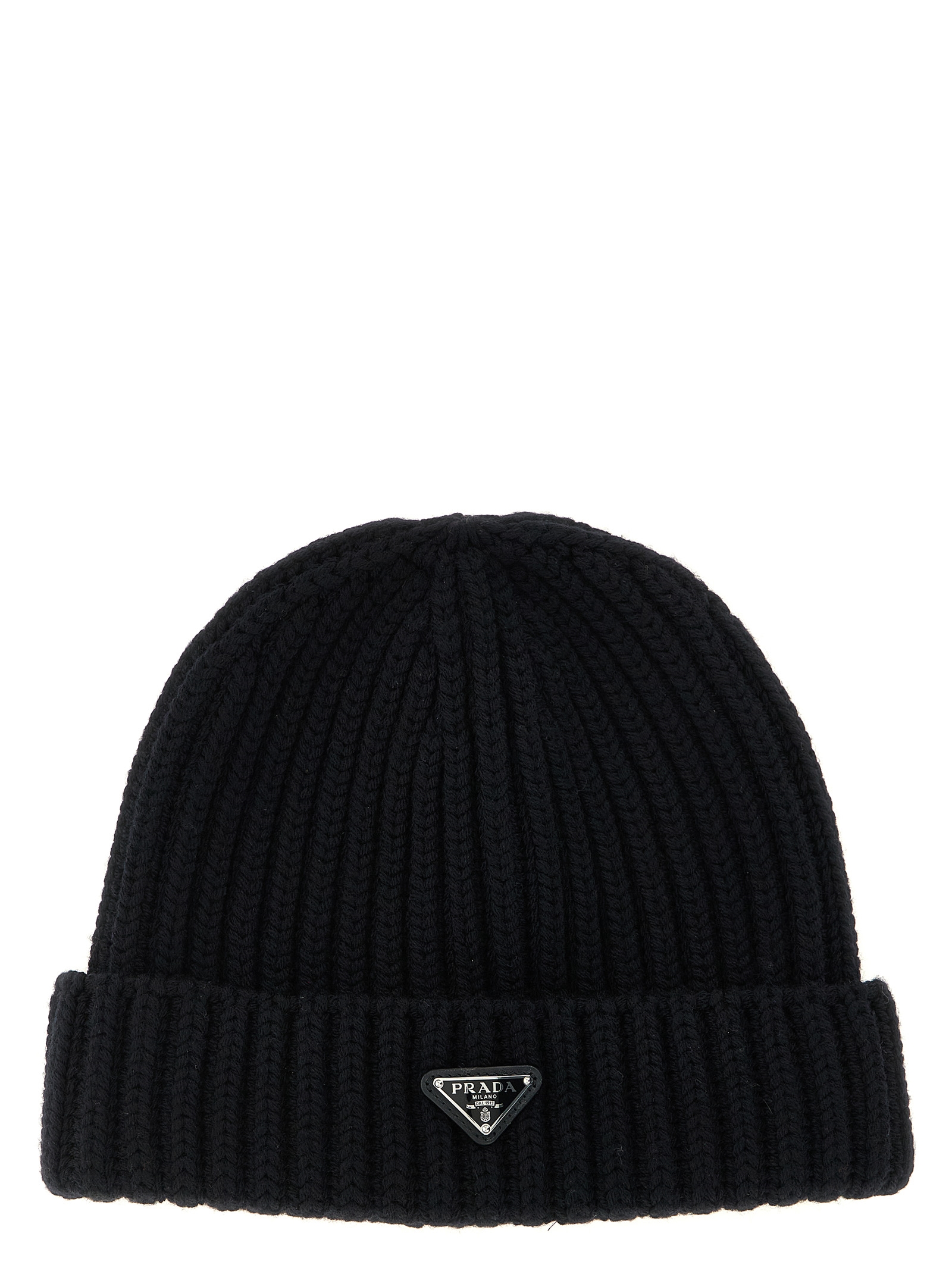 Triangle logo beanie
