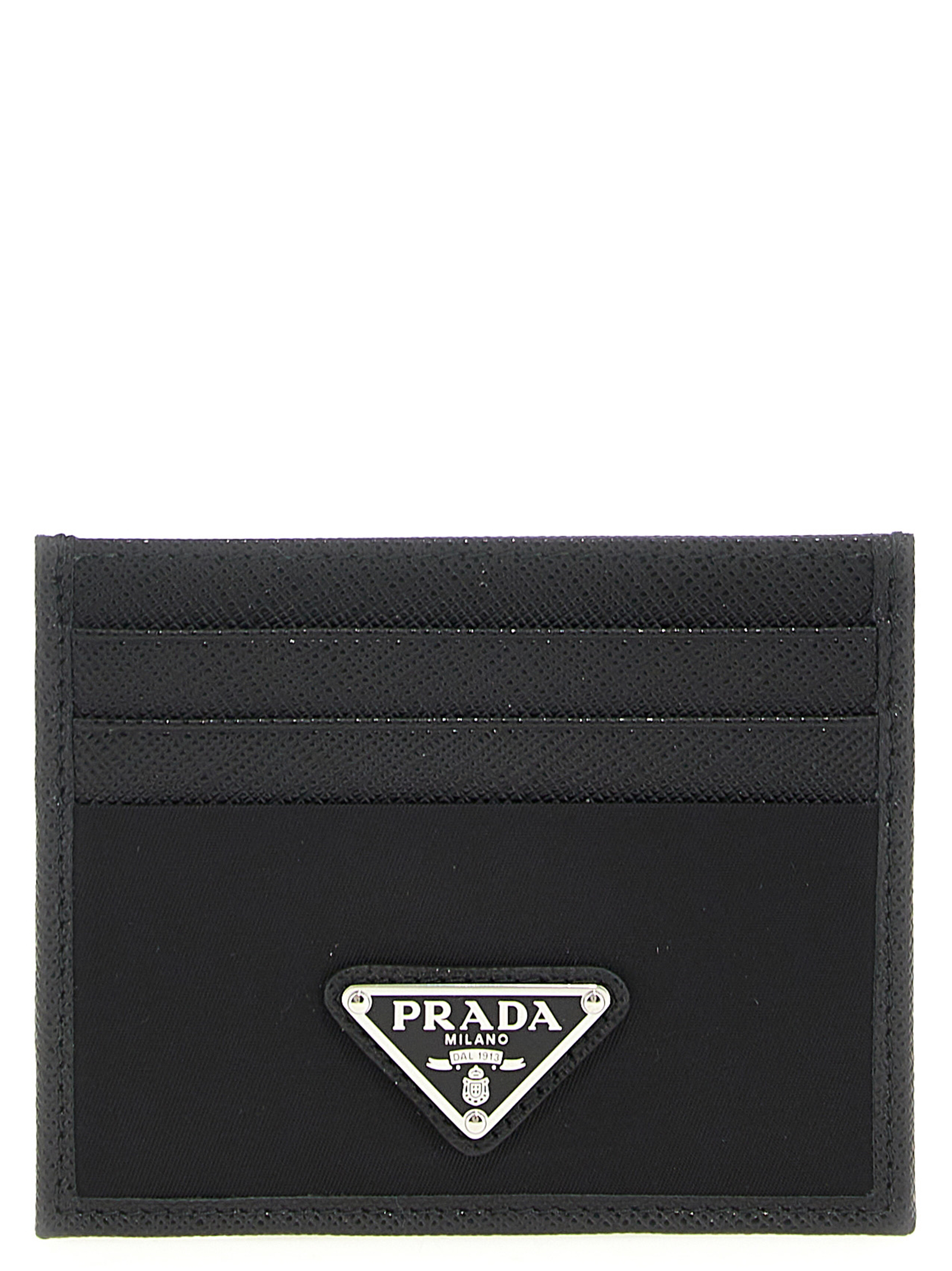 Re-Nylon Saffiano cardholder