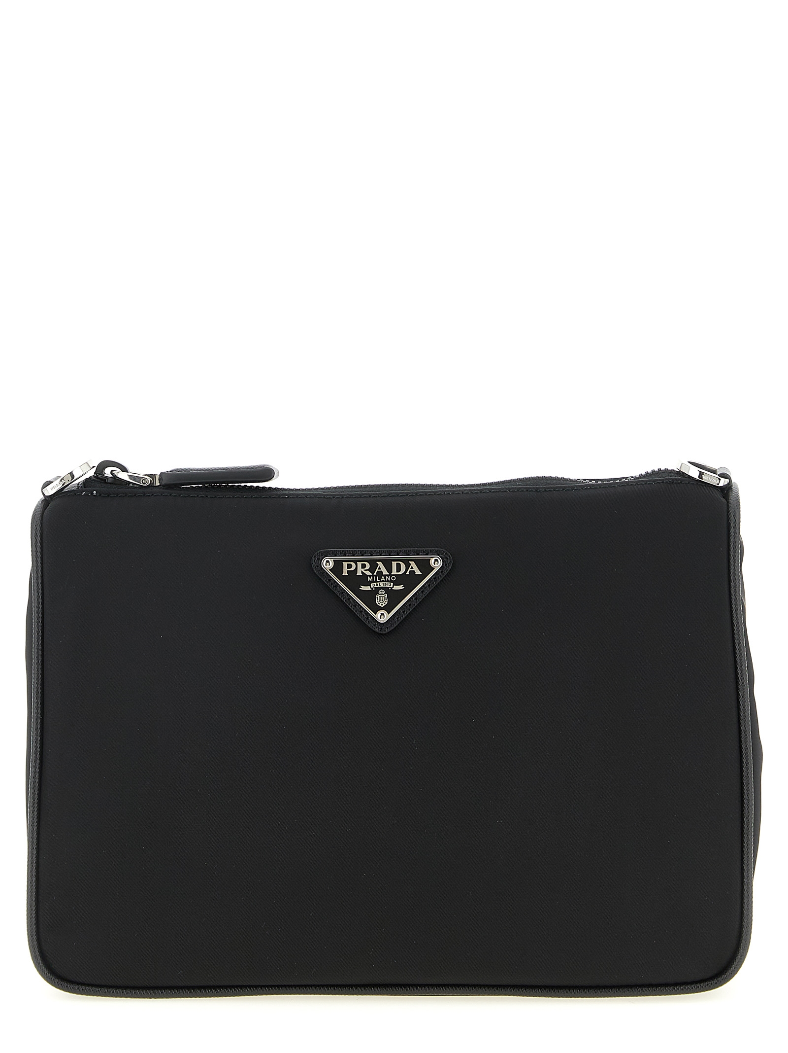 Logo nylon crossbody bag