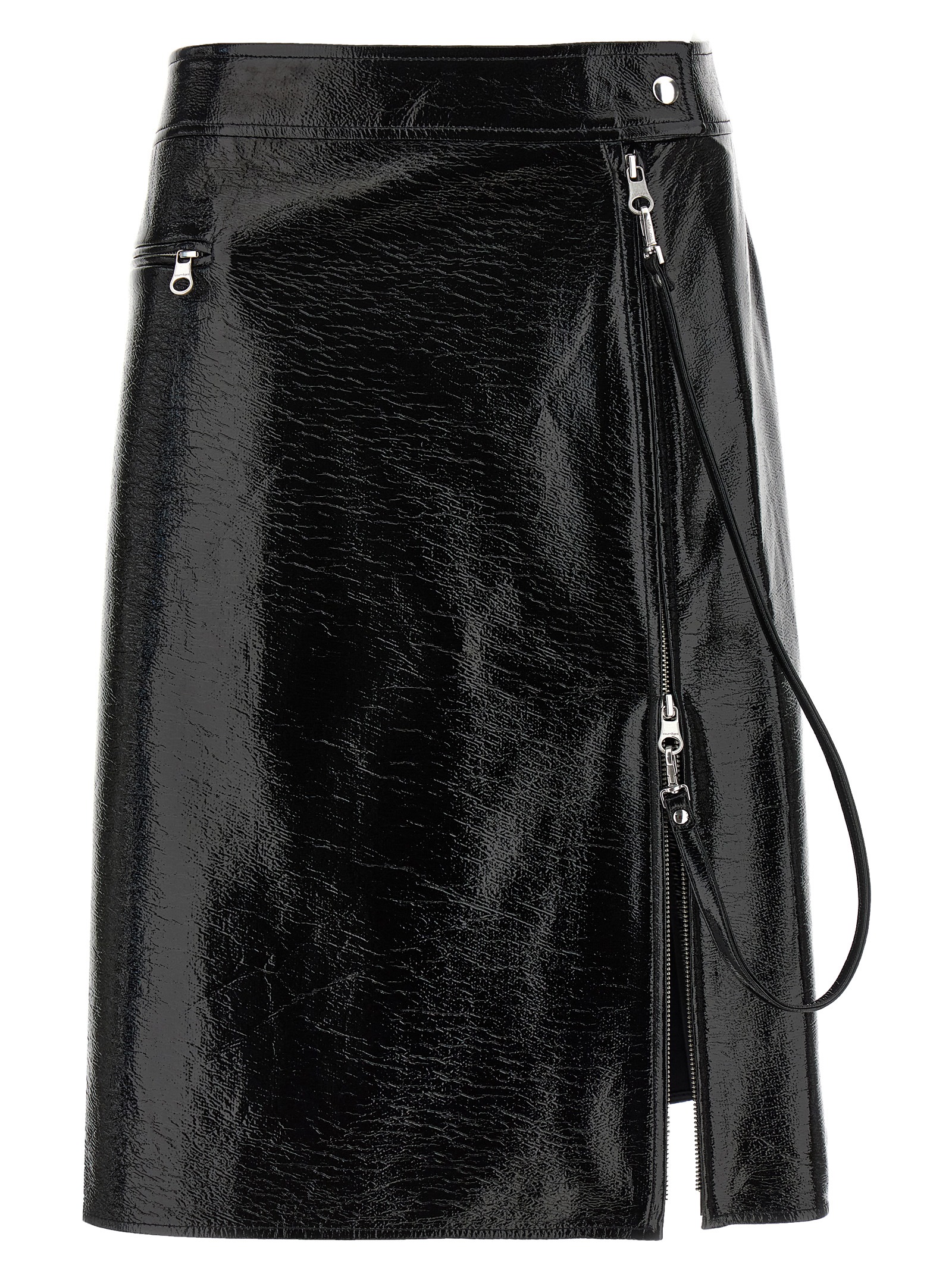 'Zipped Vinyl' skirt