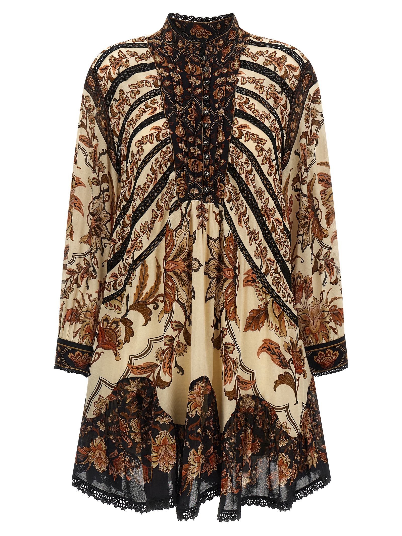 'Majestic garden sand' dress