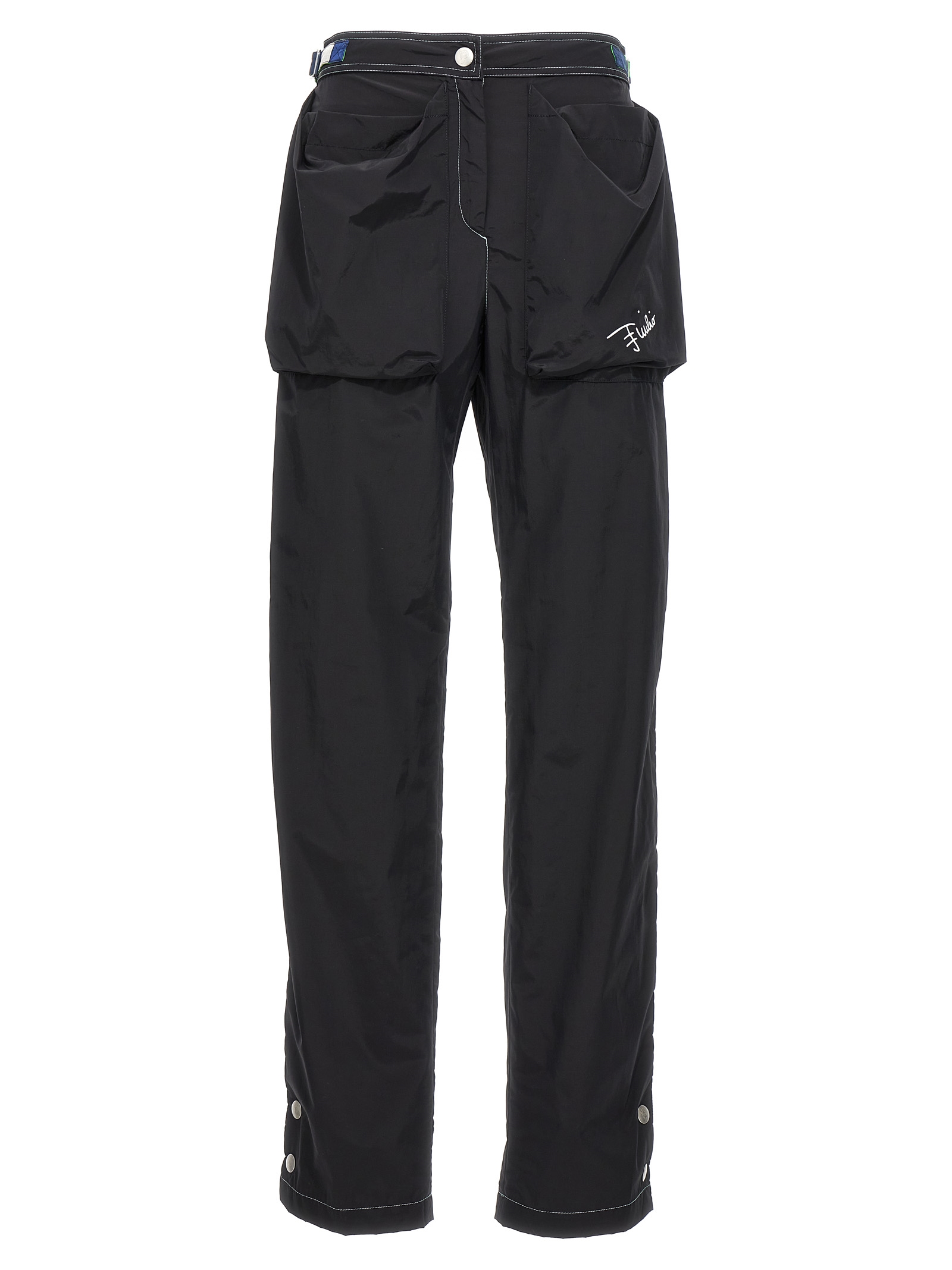 Logo nylon pants