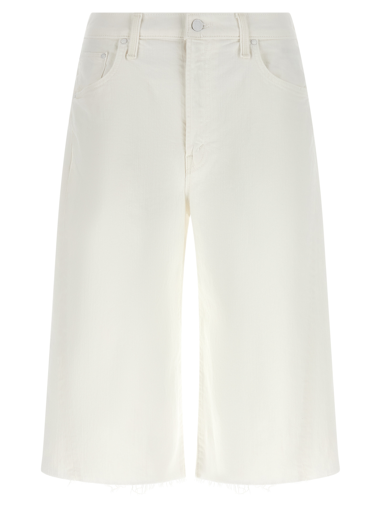 'The Whole Lot Zip Twist Fray' bermuda shorts