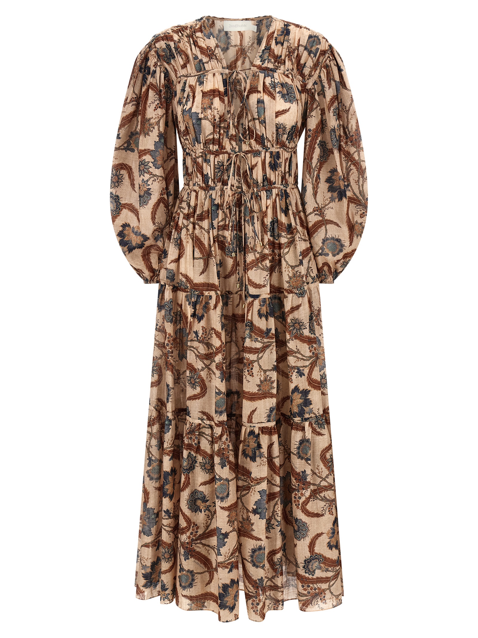 'Ascension Tie Billow Maxi' dress