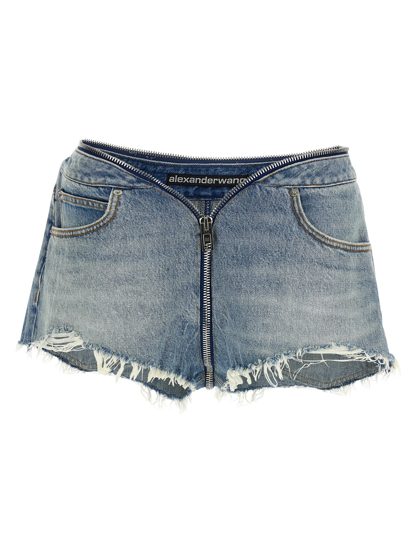 'Zip V-Waist' shorts