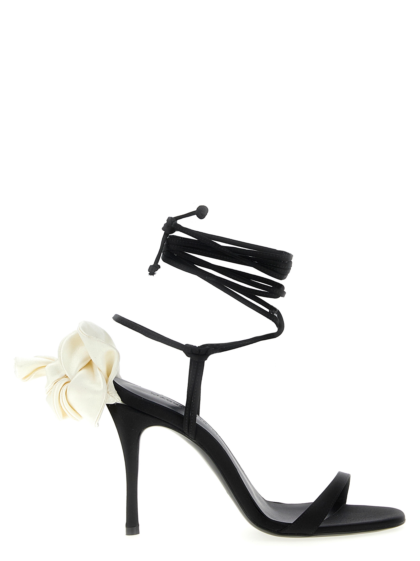 Satin sandals