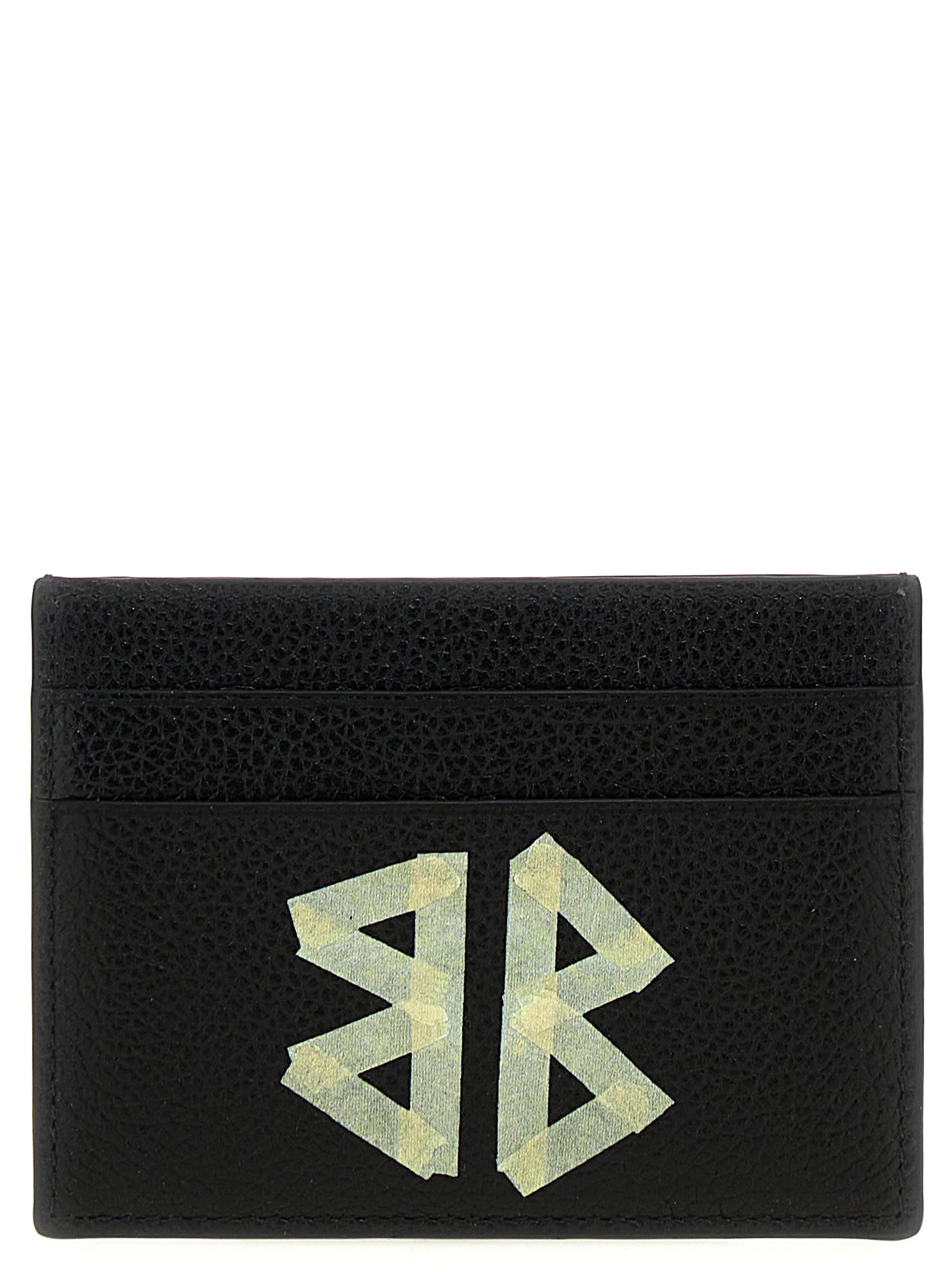 'Tape type' logo print card holder