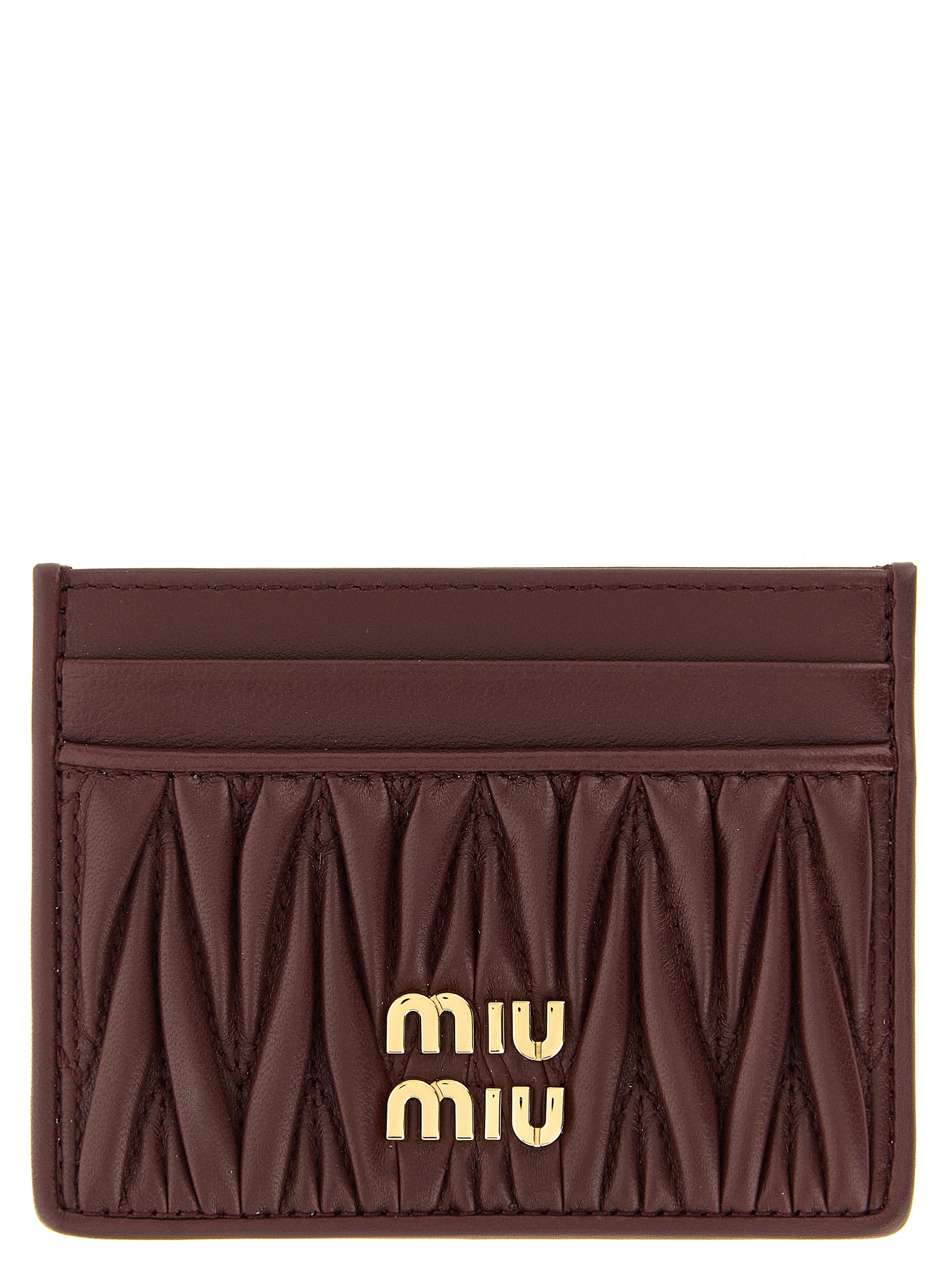 Matelassé nappa cardholder
