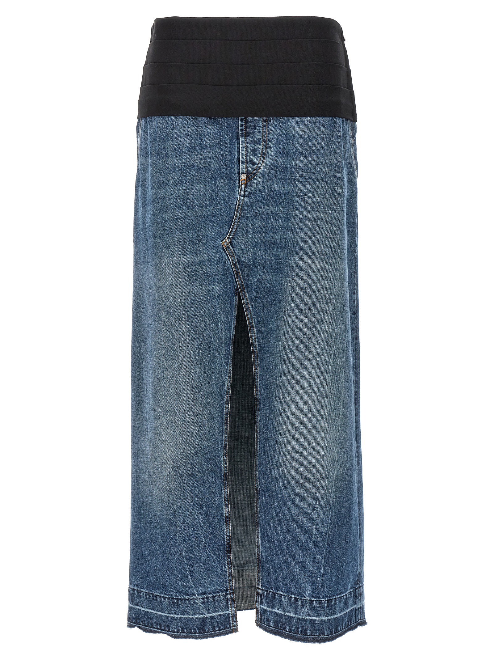Tuxedo band skirt