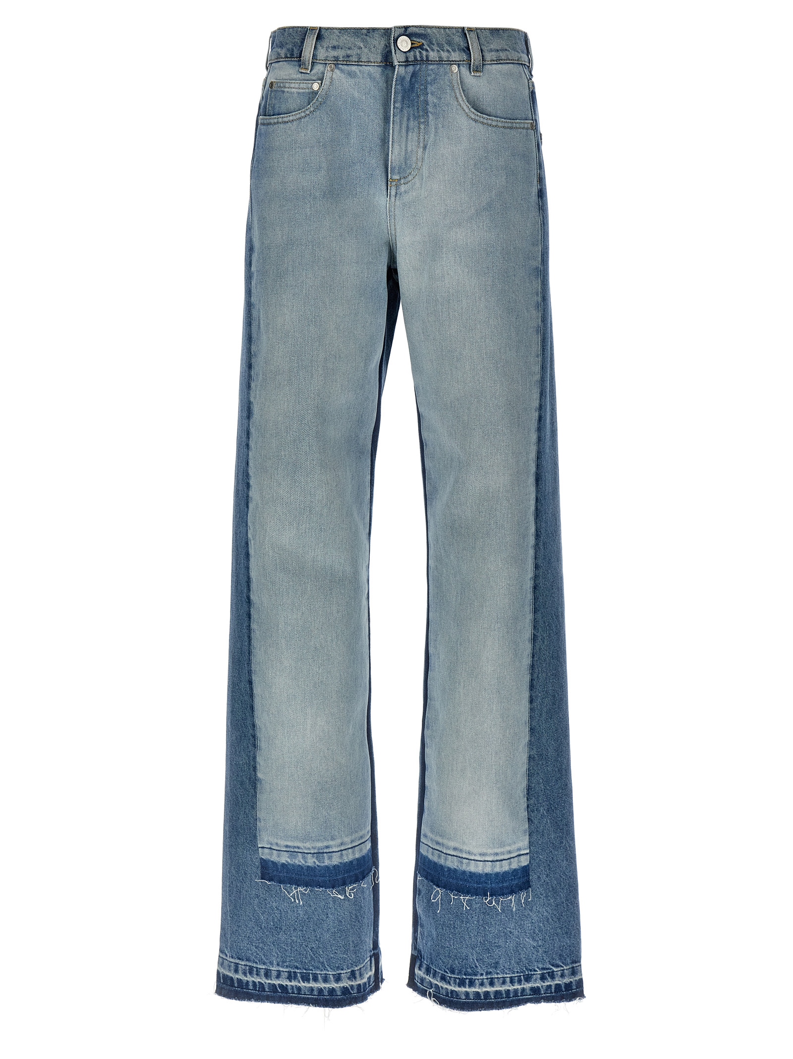 Layered jeans