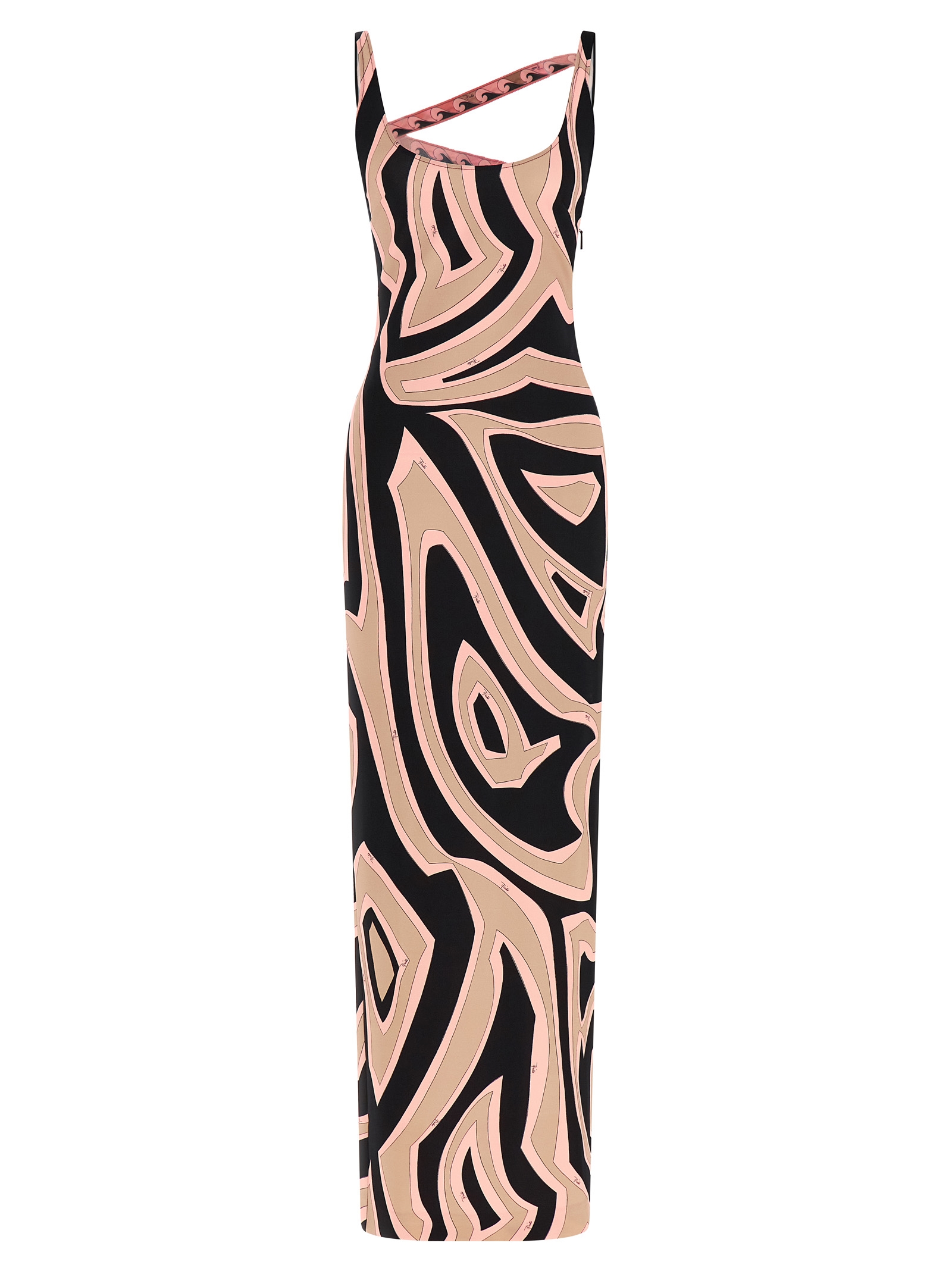 'Labirinto' print dress