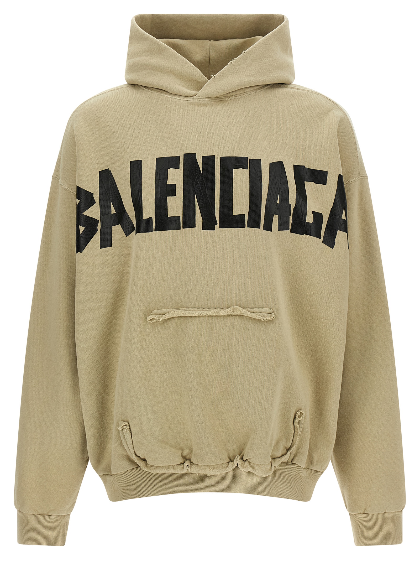 'Ripped Pocket Tape Type' hoodie