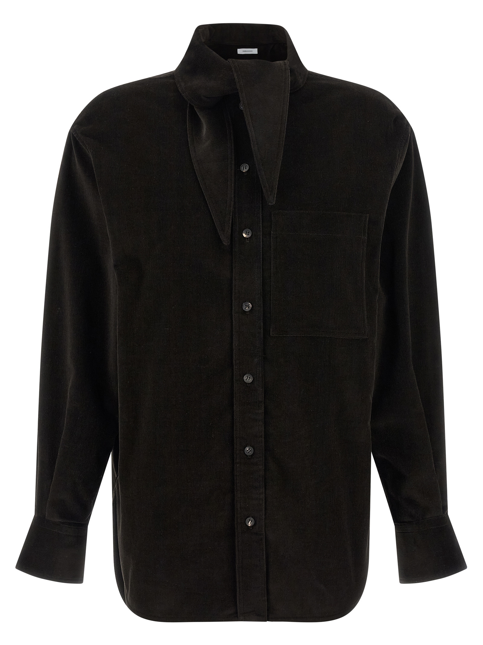 Velvet overshirt