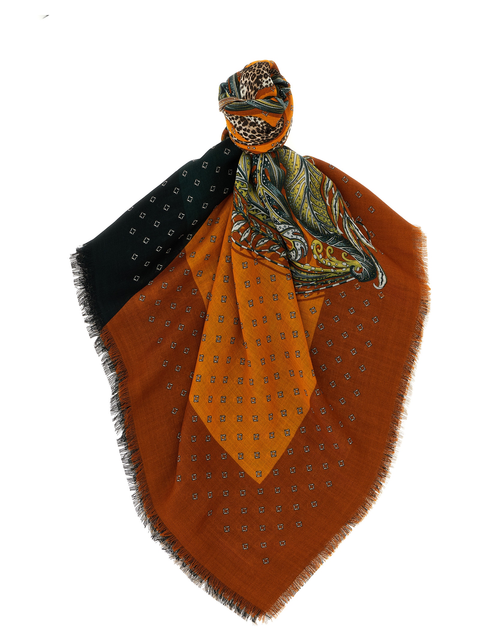 'Madras' print stole