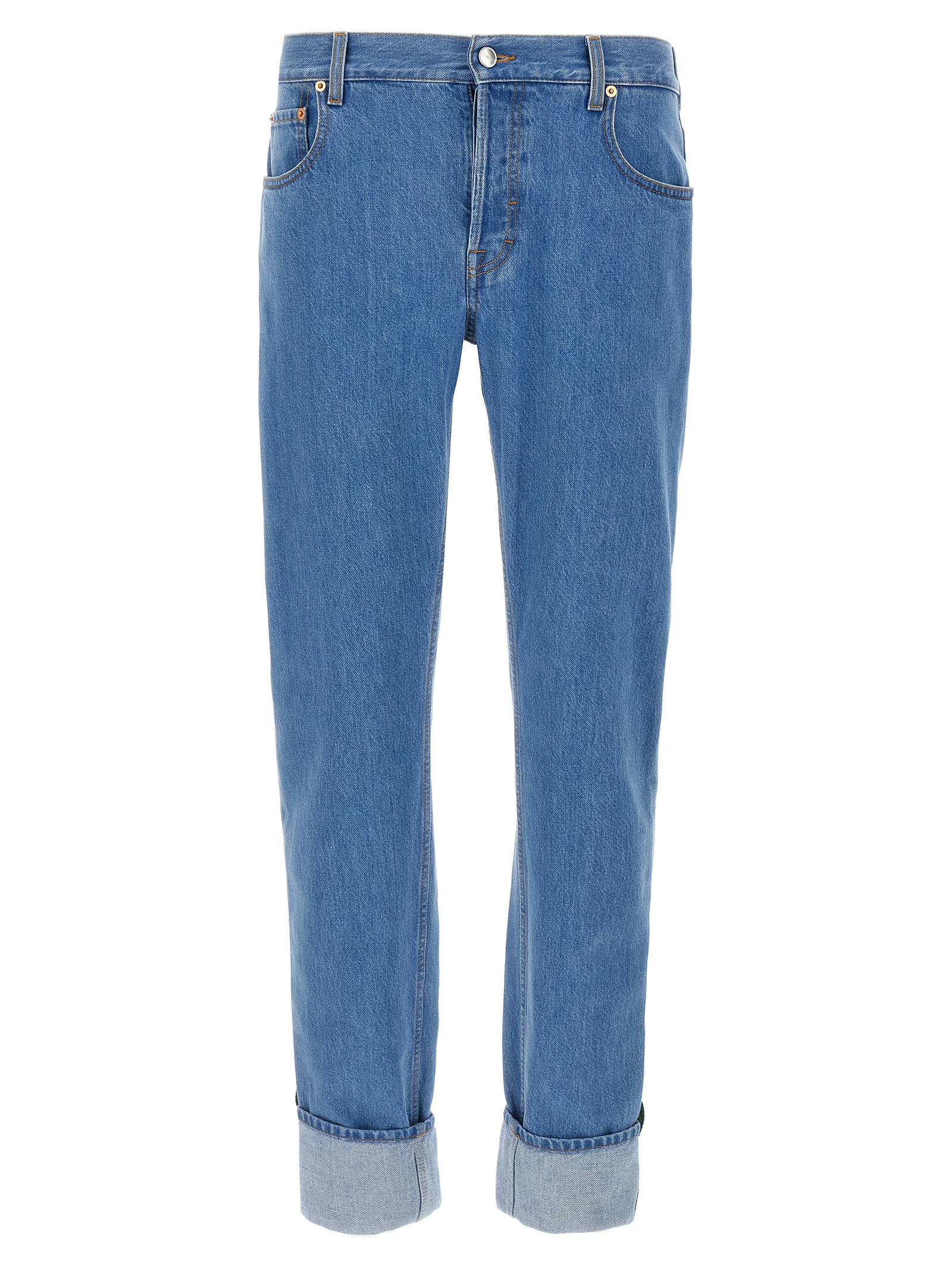 Turn up jeans