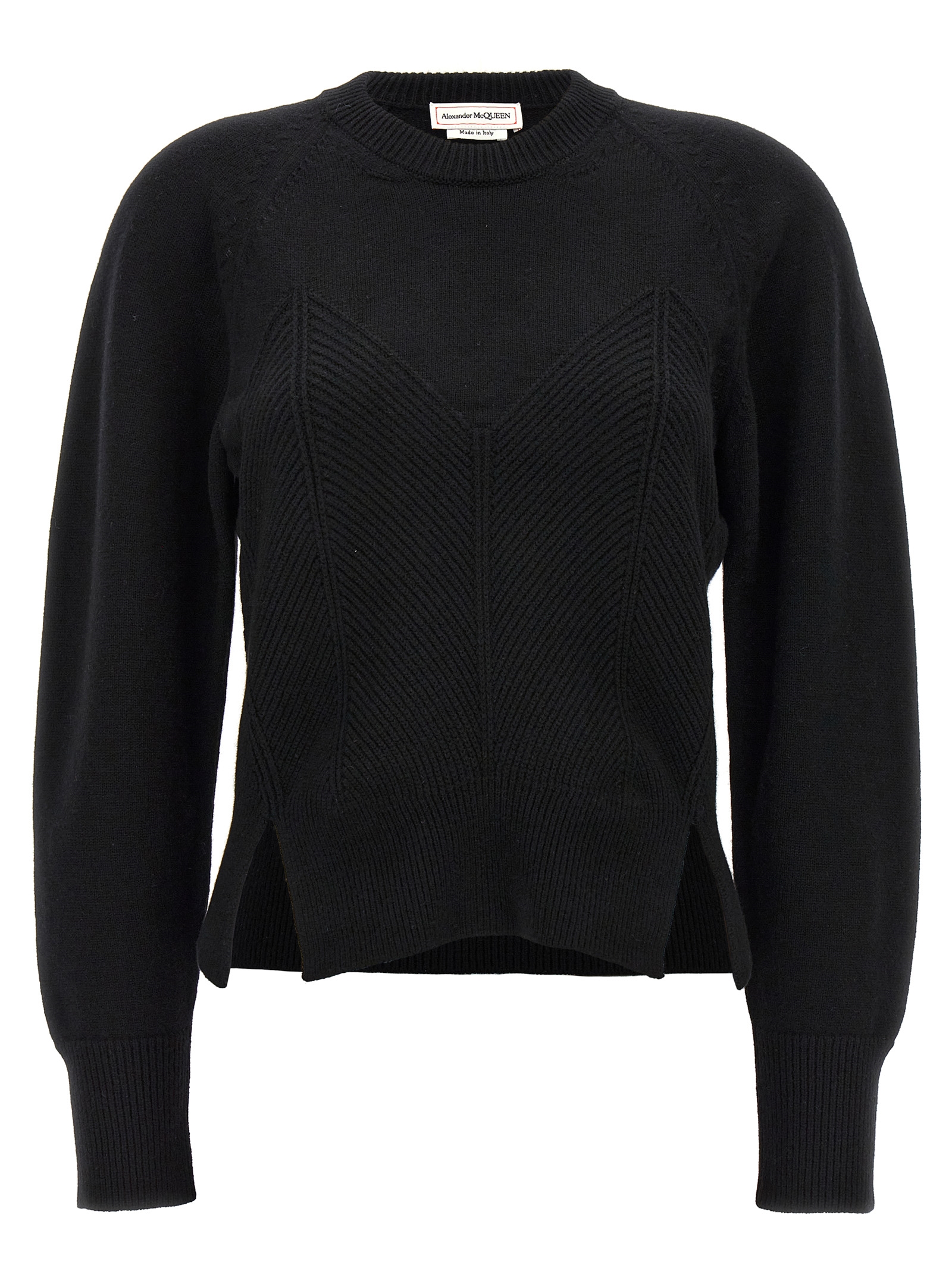 'Chevron Corset' sweater