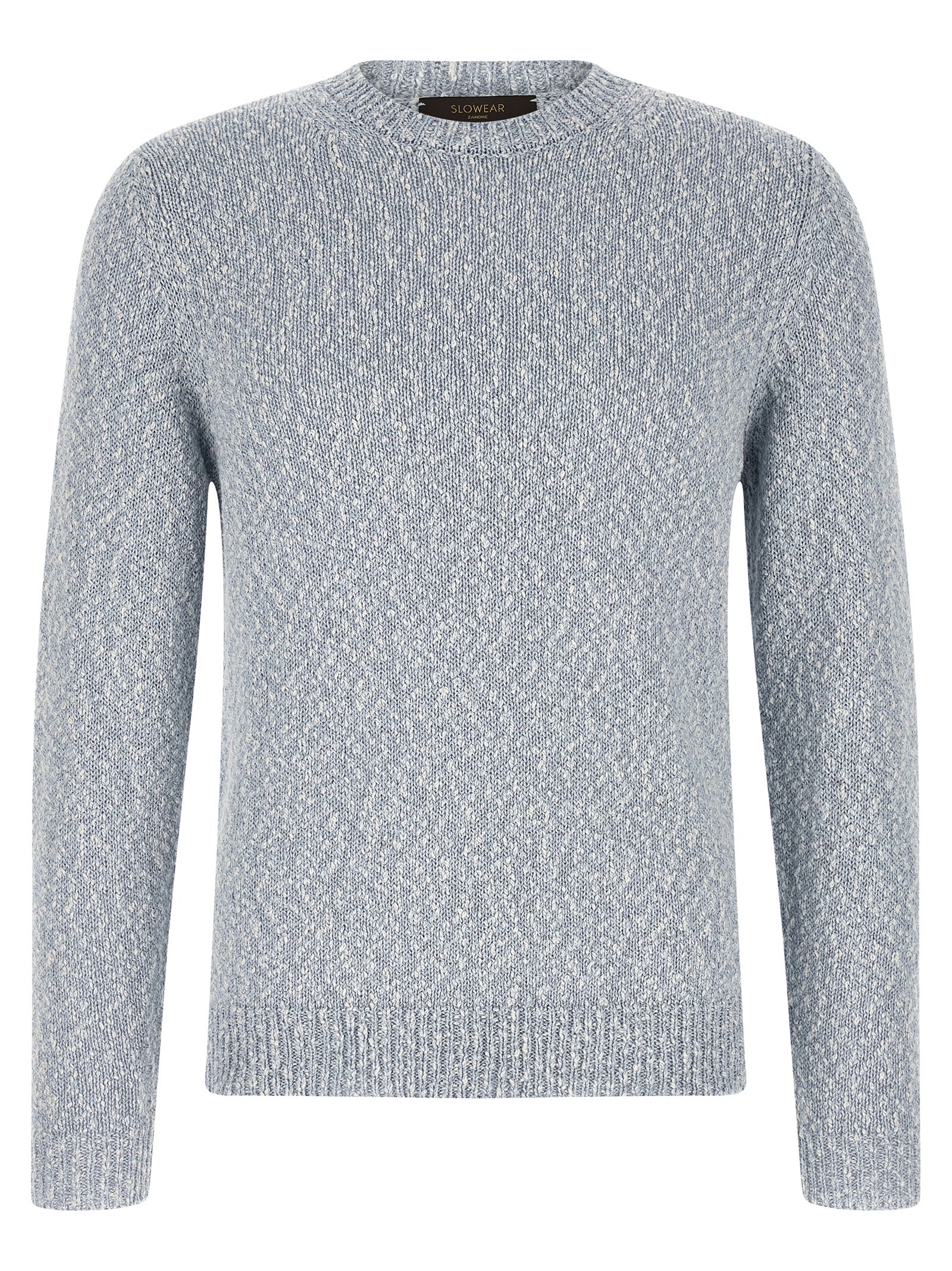 Two-tone yarn sweater