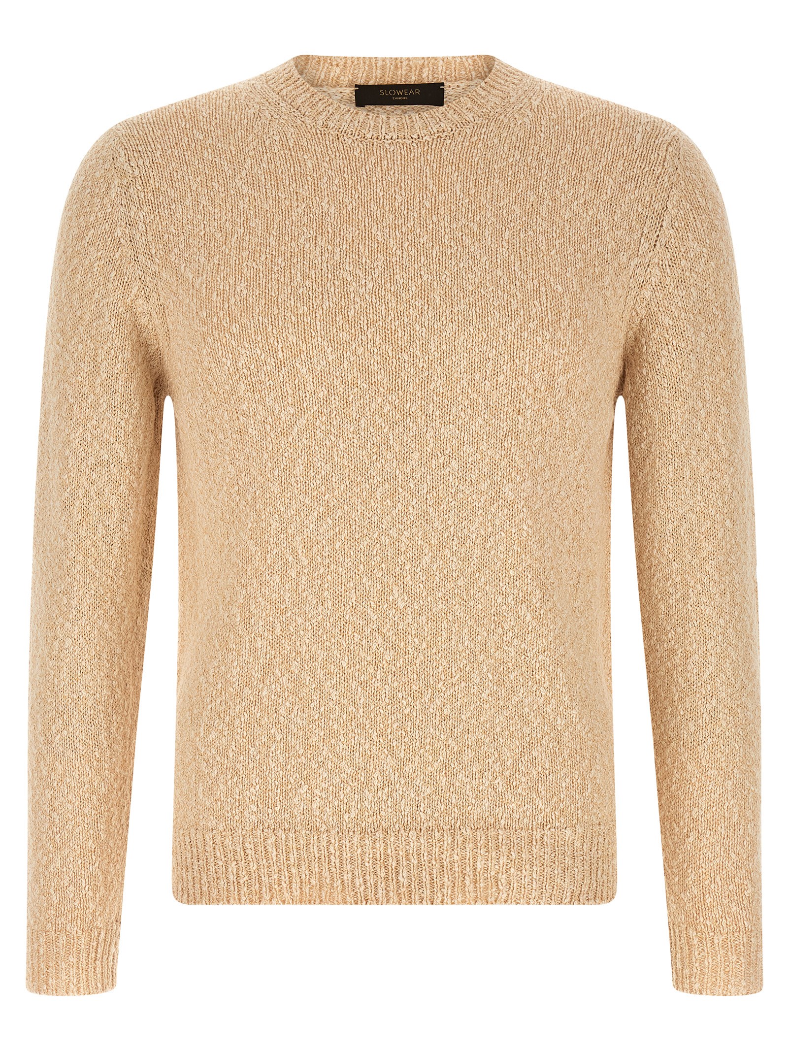 Two-tone yarn sweater