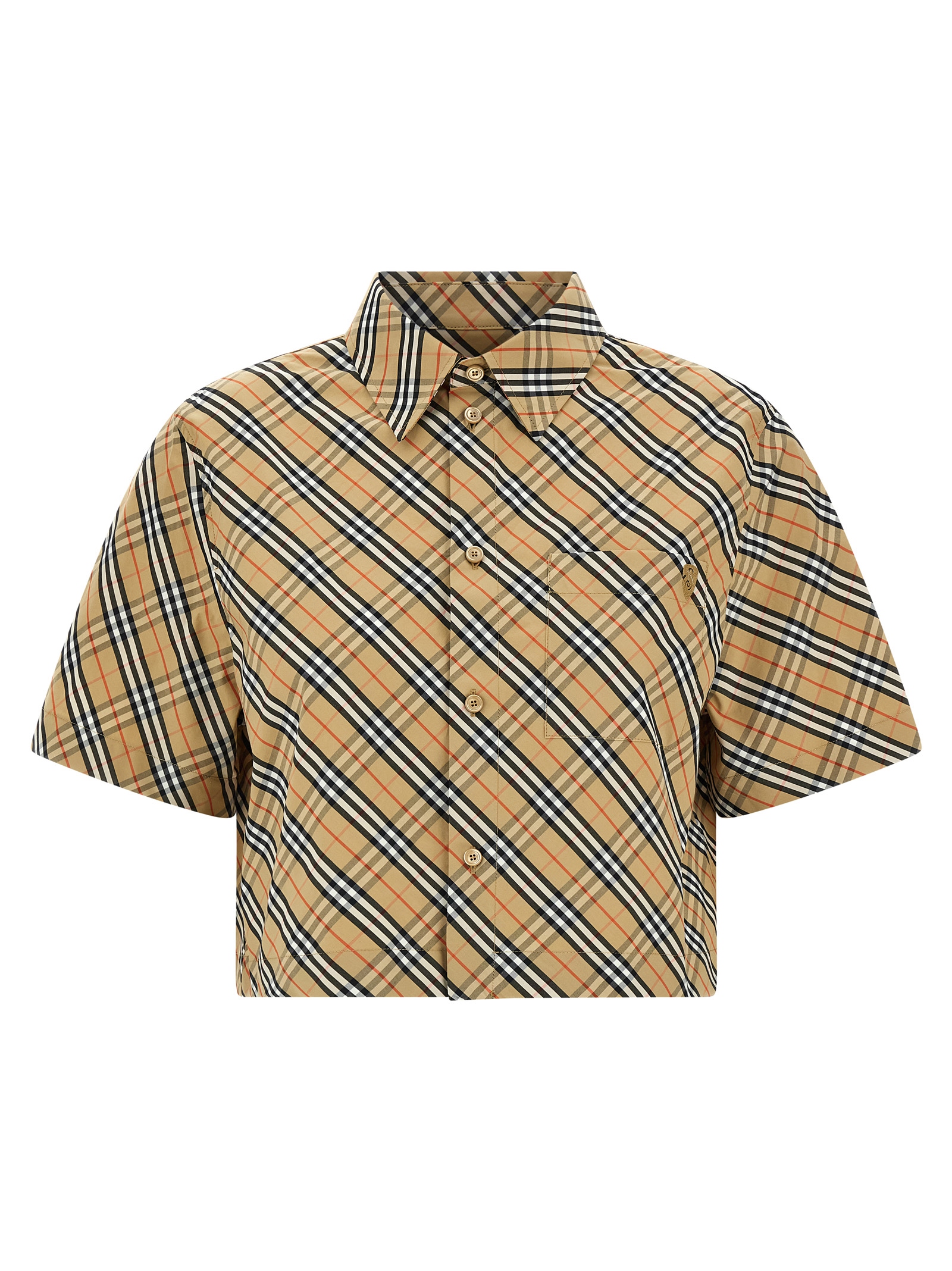 'B Shield' check shirt