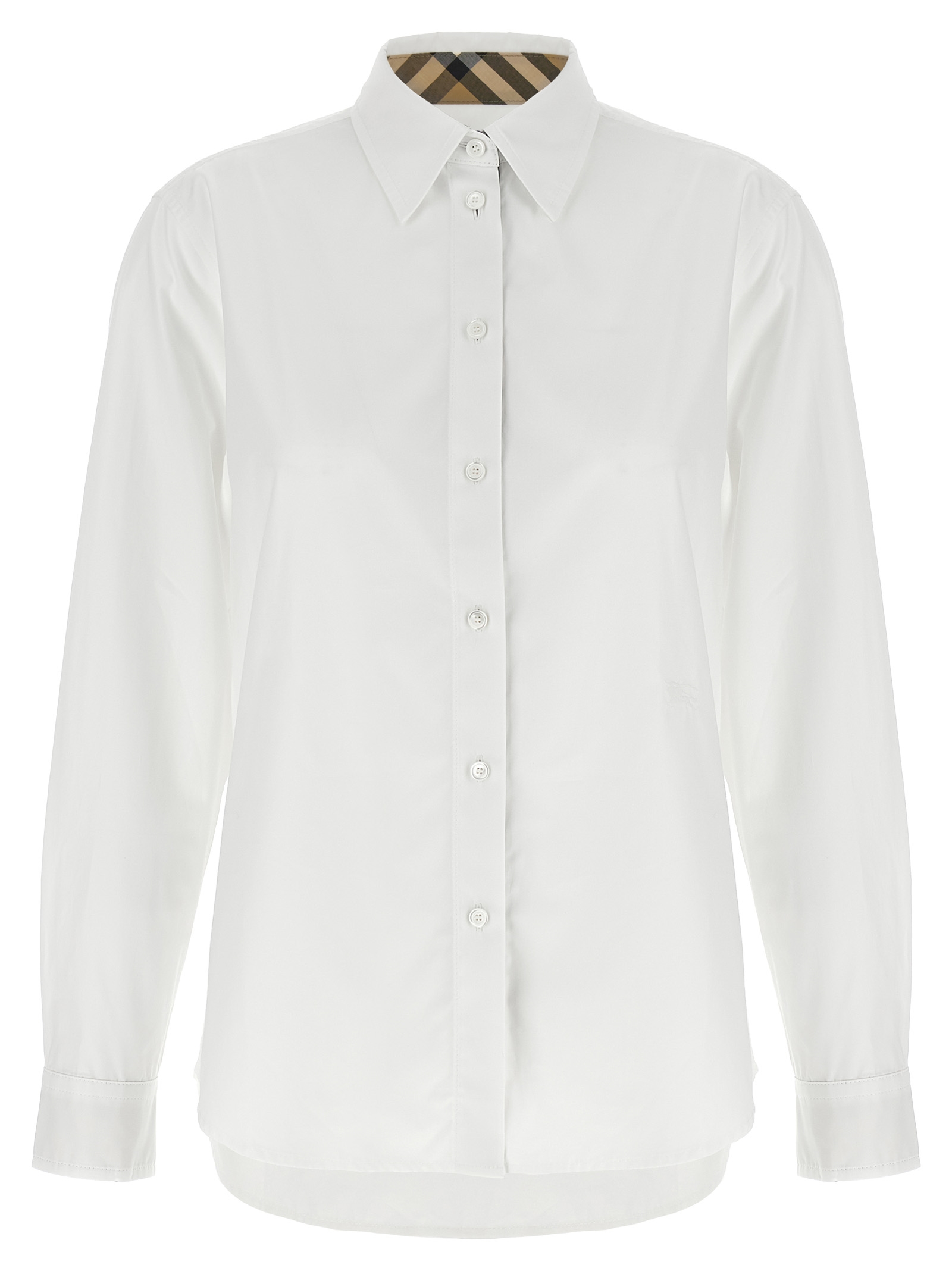 Burberry Check insert shirt