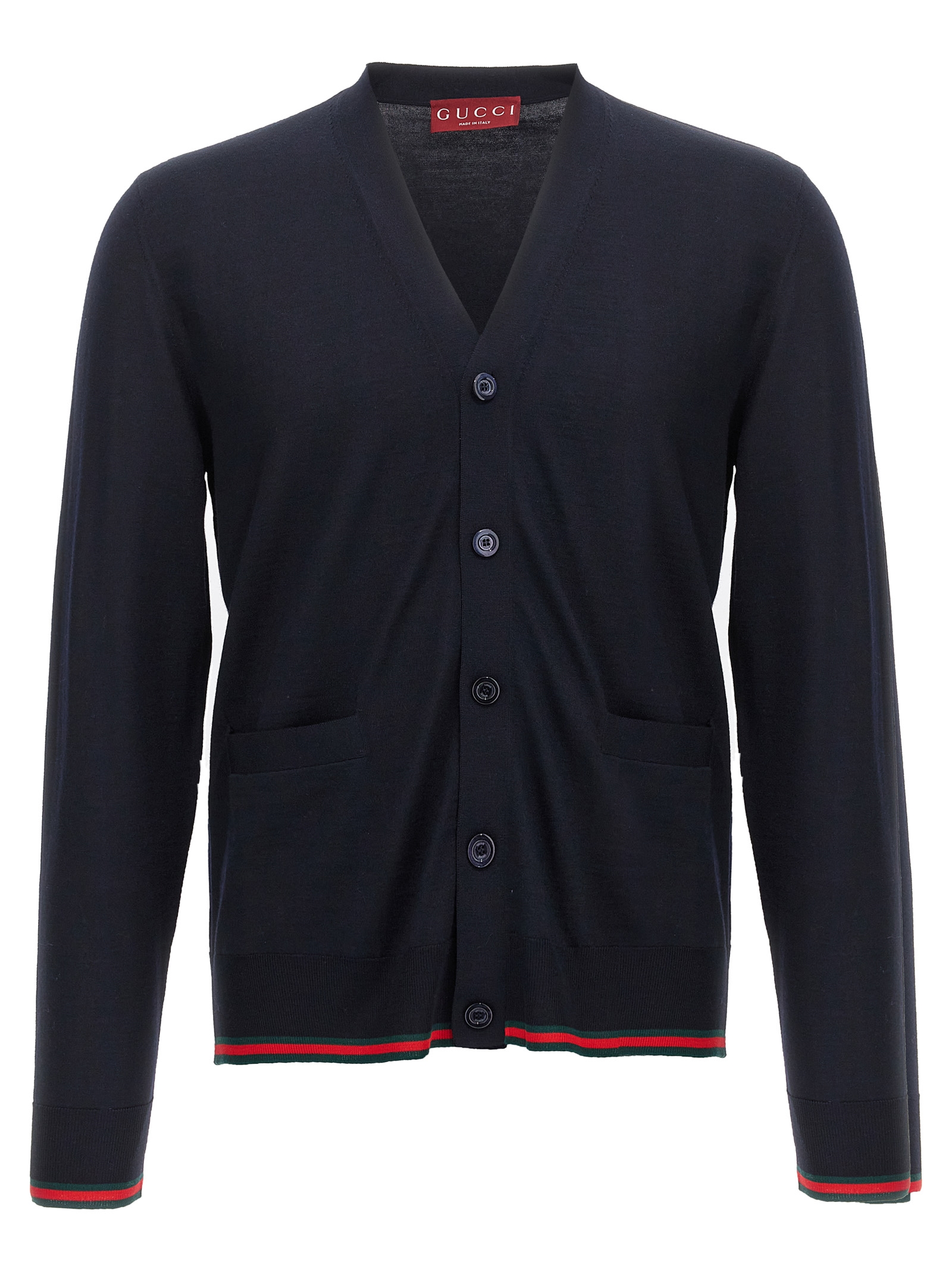 Web ribbon cardigan