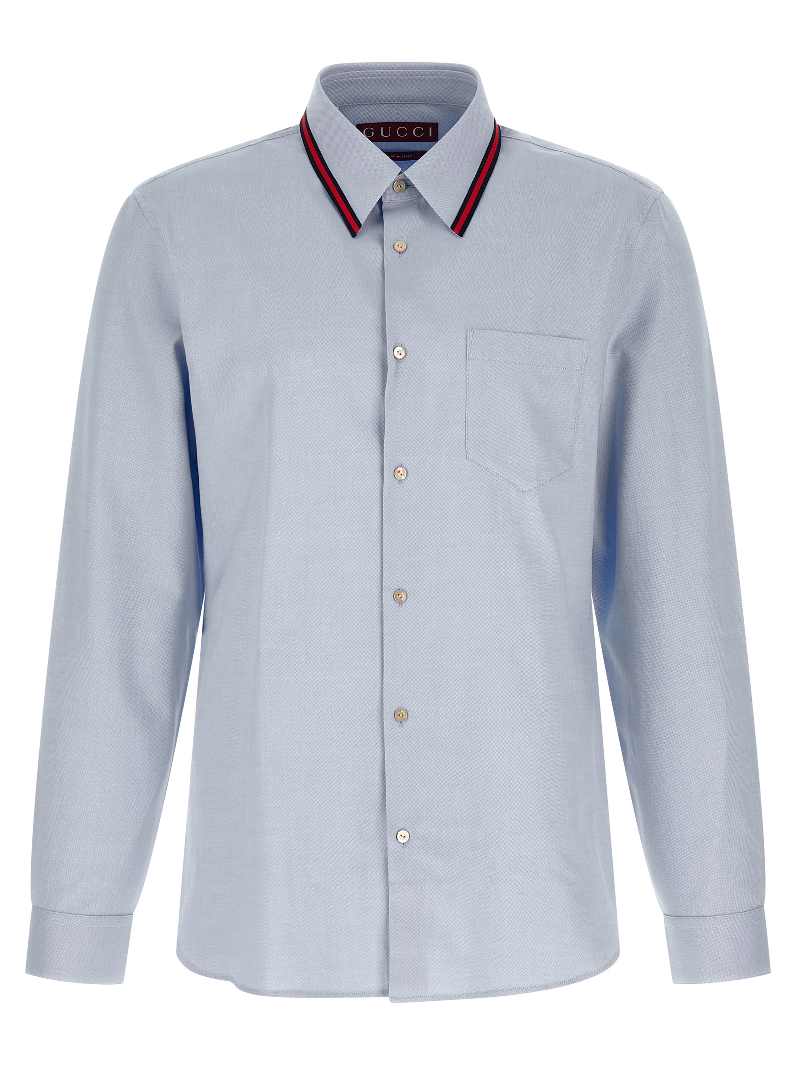 'Web' collar shirt