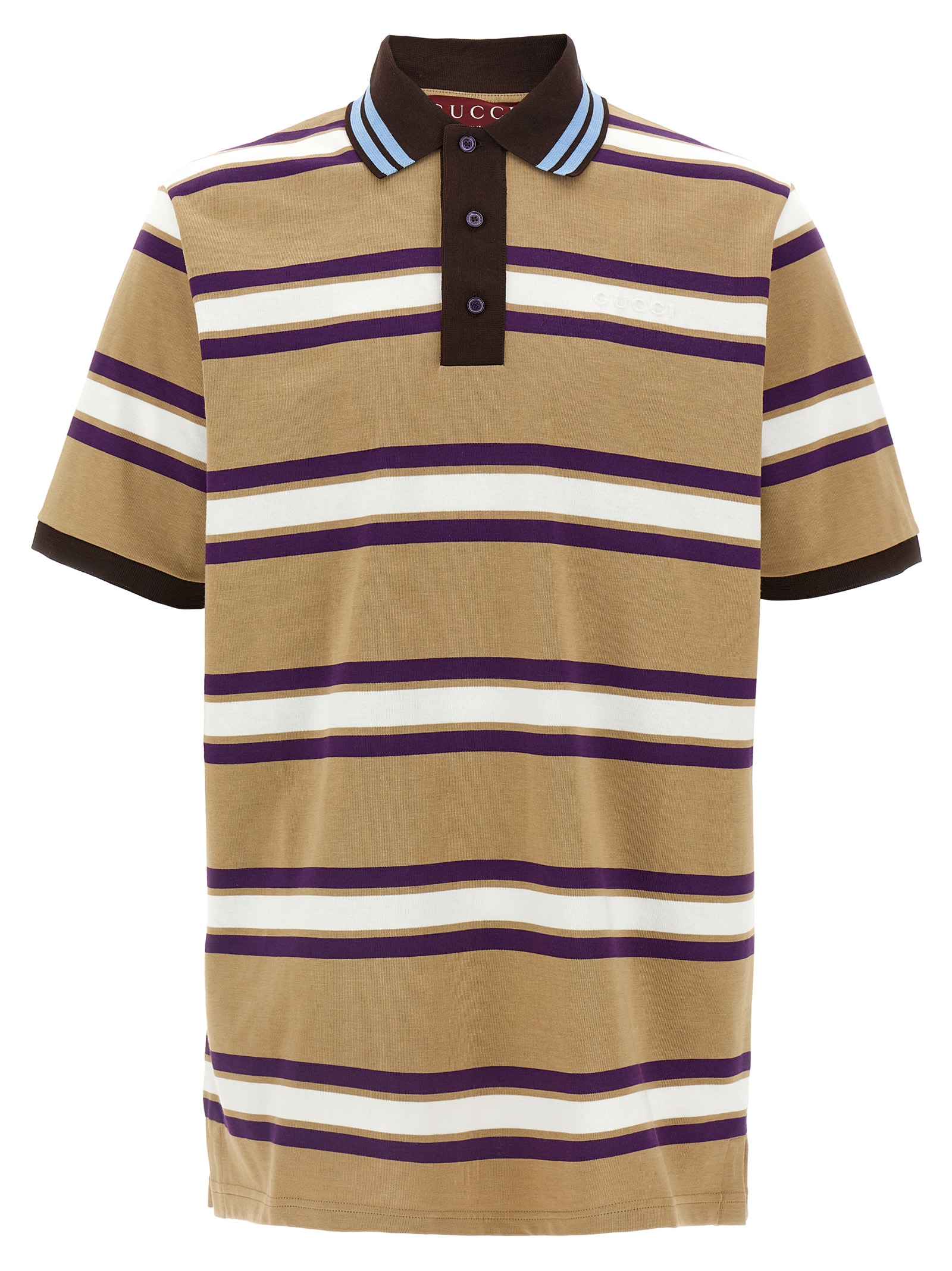 Embossed logo polo shirt