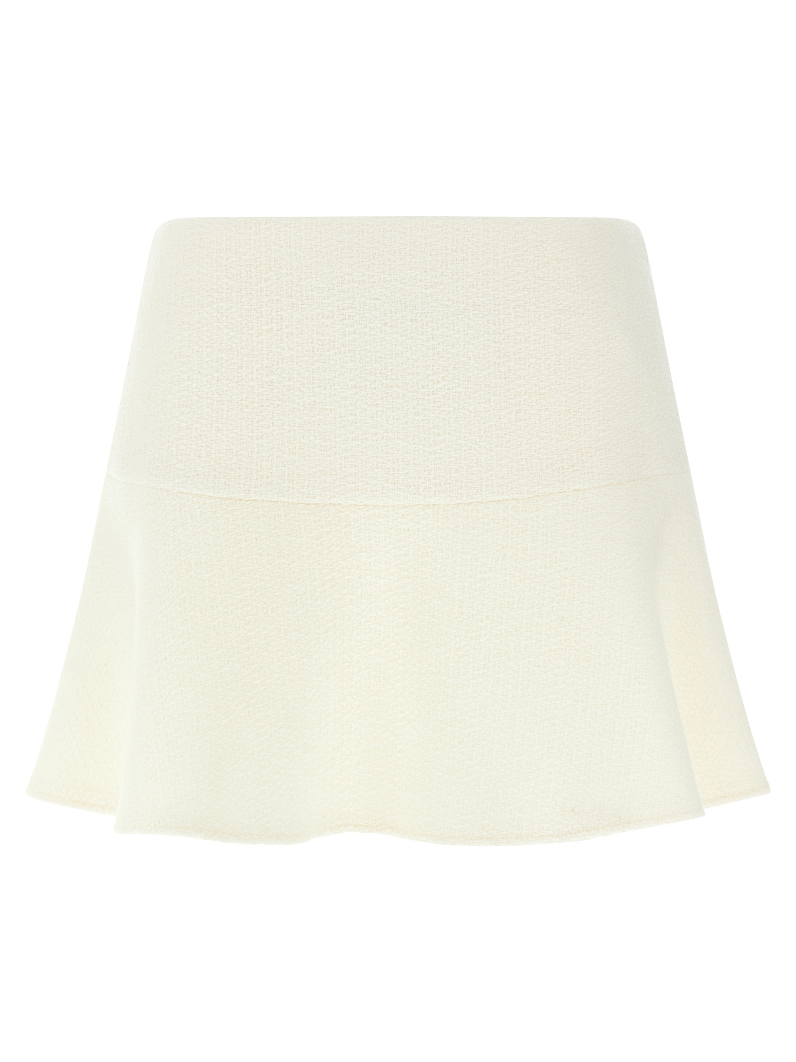 Bouclé wool skirt