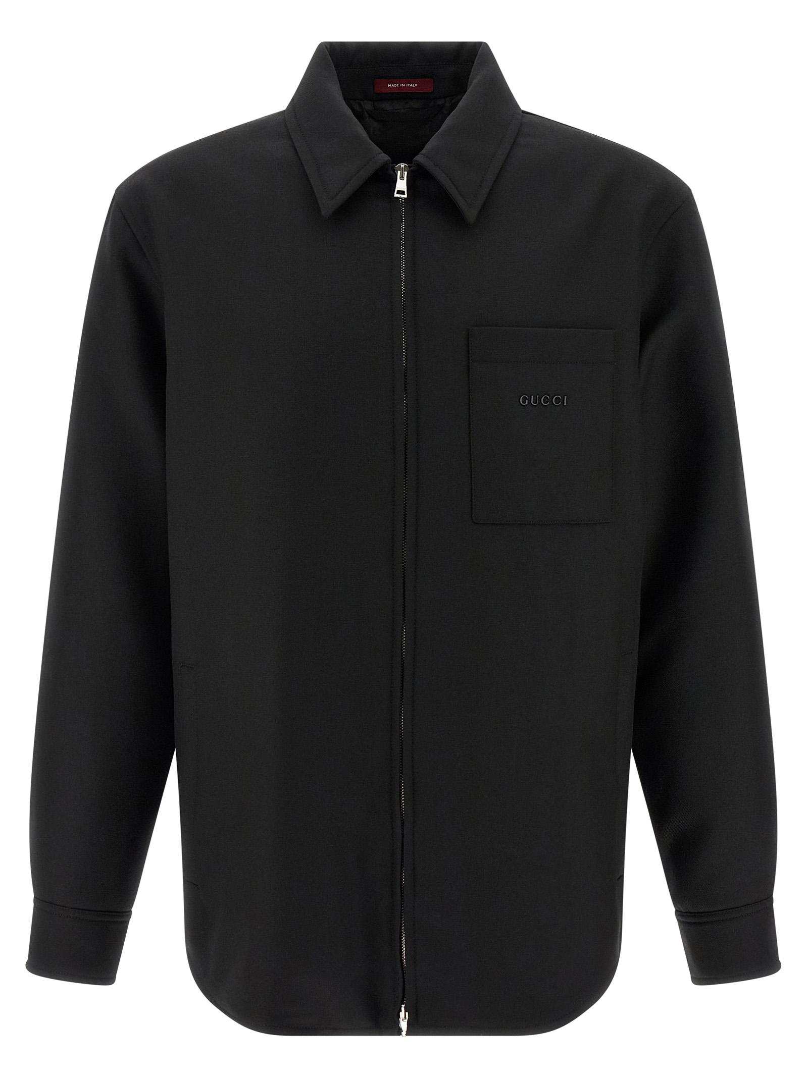 Wool overshirt