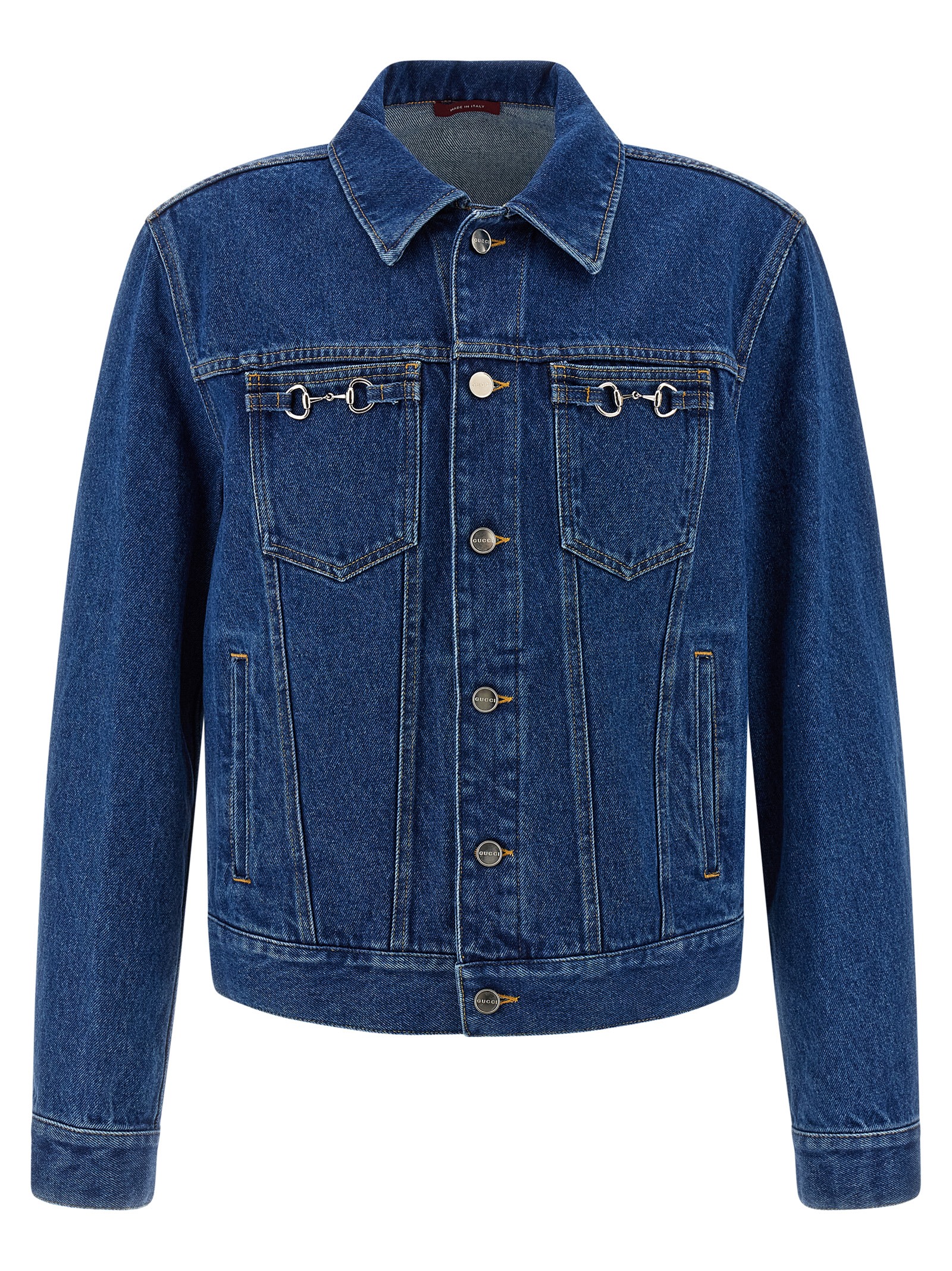 Horsebit denim jacket