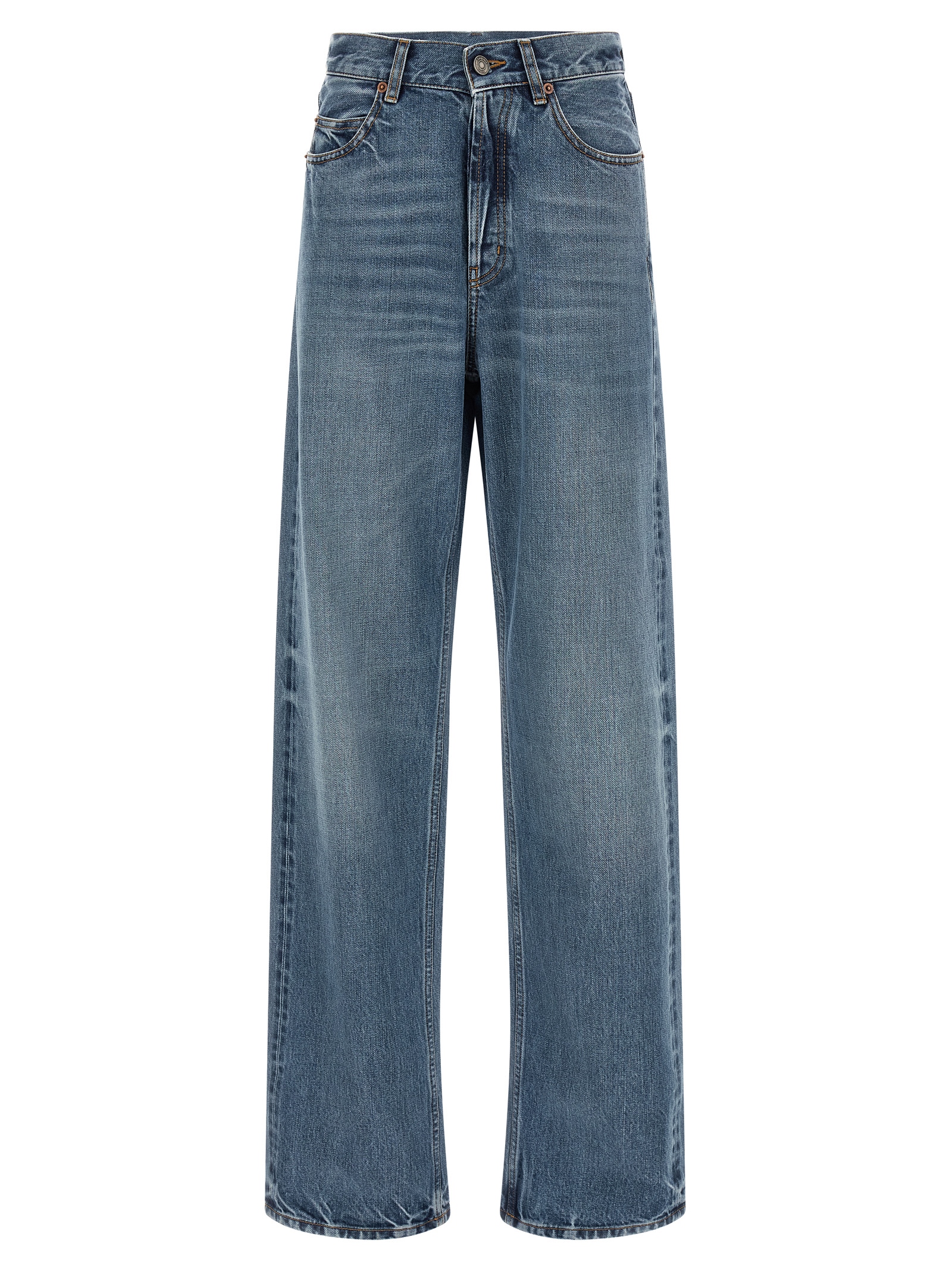 V-shaped waist jeans