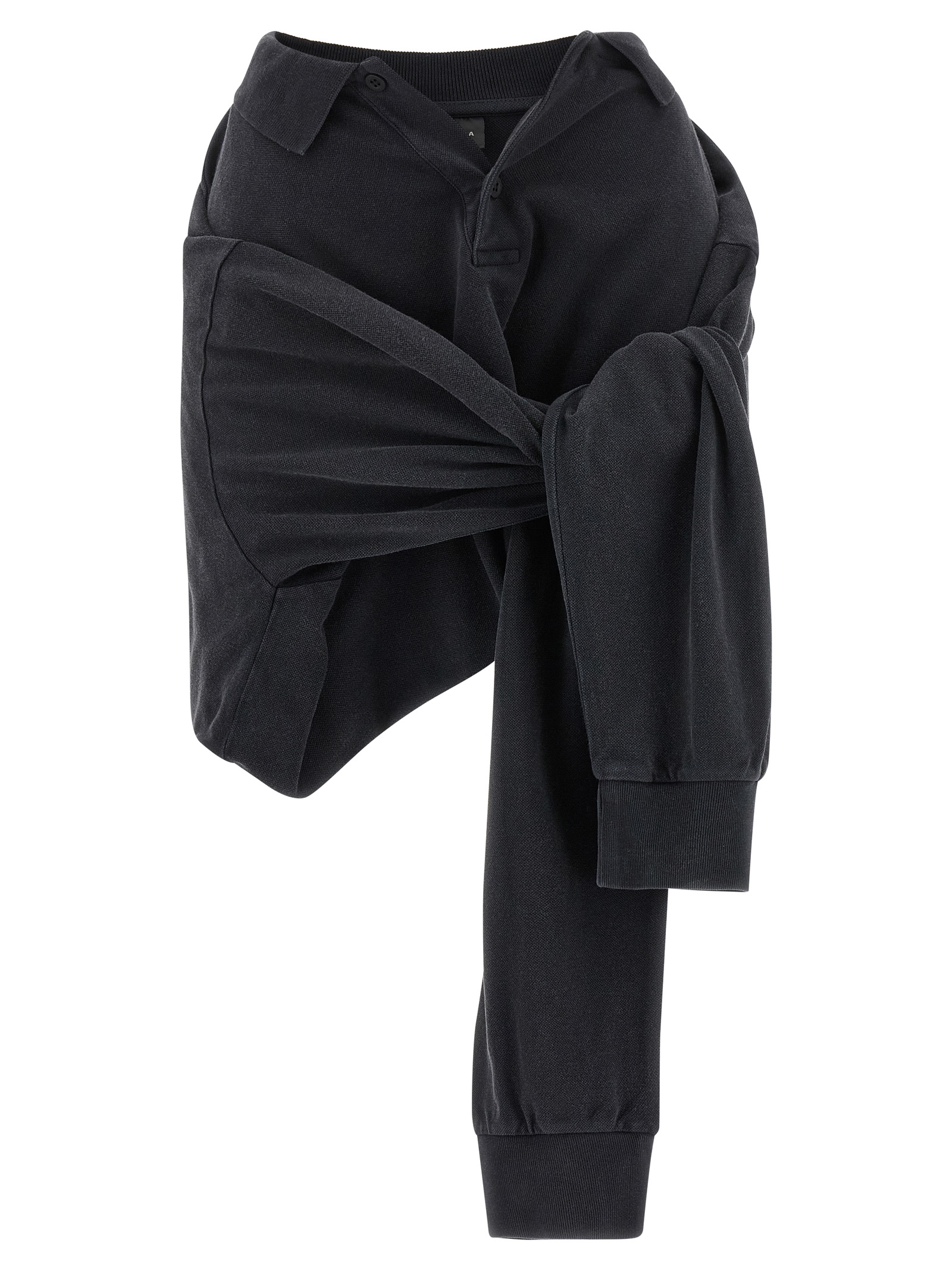 'Knotted Polo' skirt