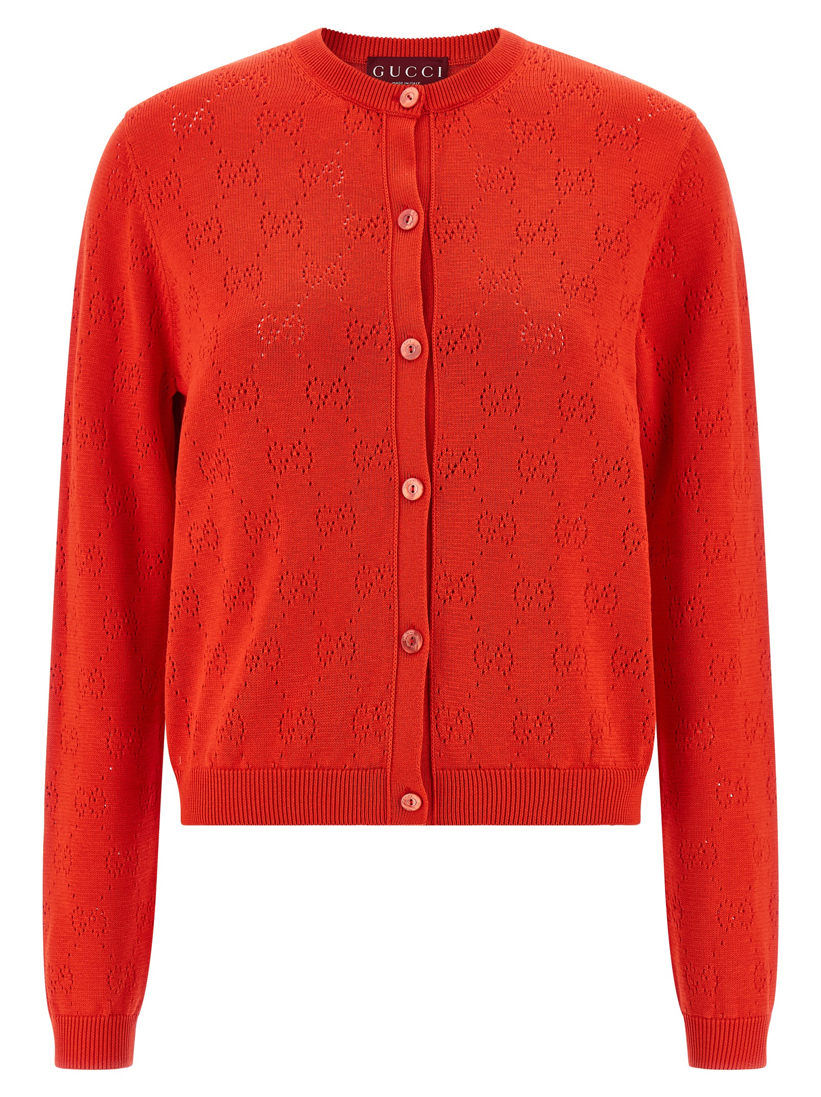Openwork GG cardigan