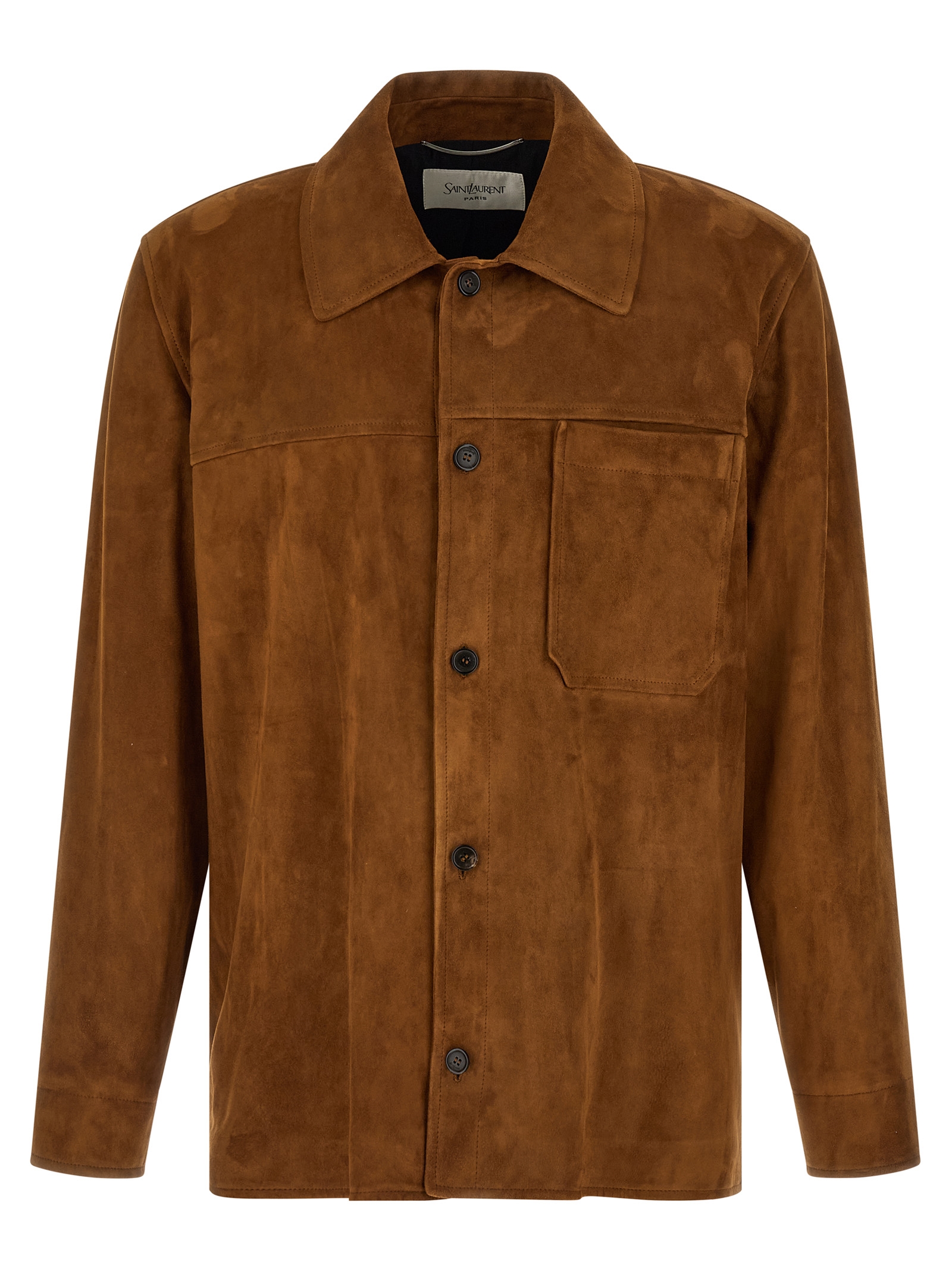 Suede overshirt