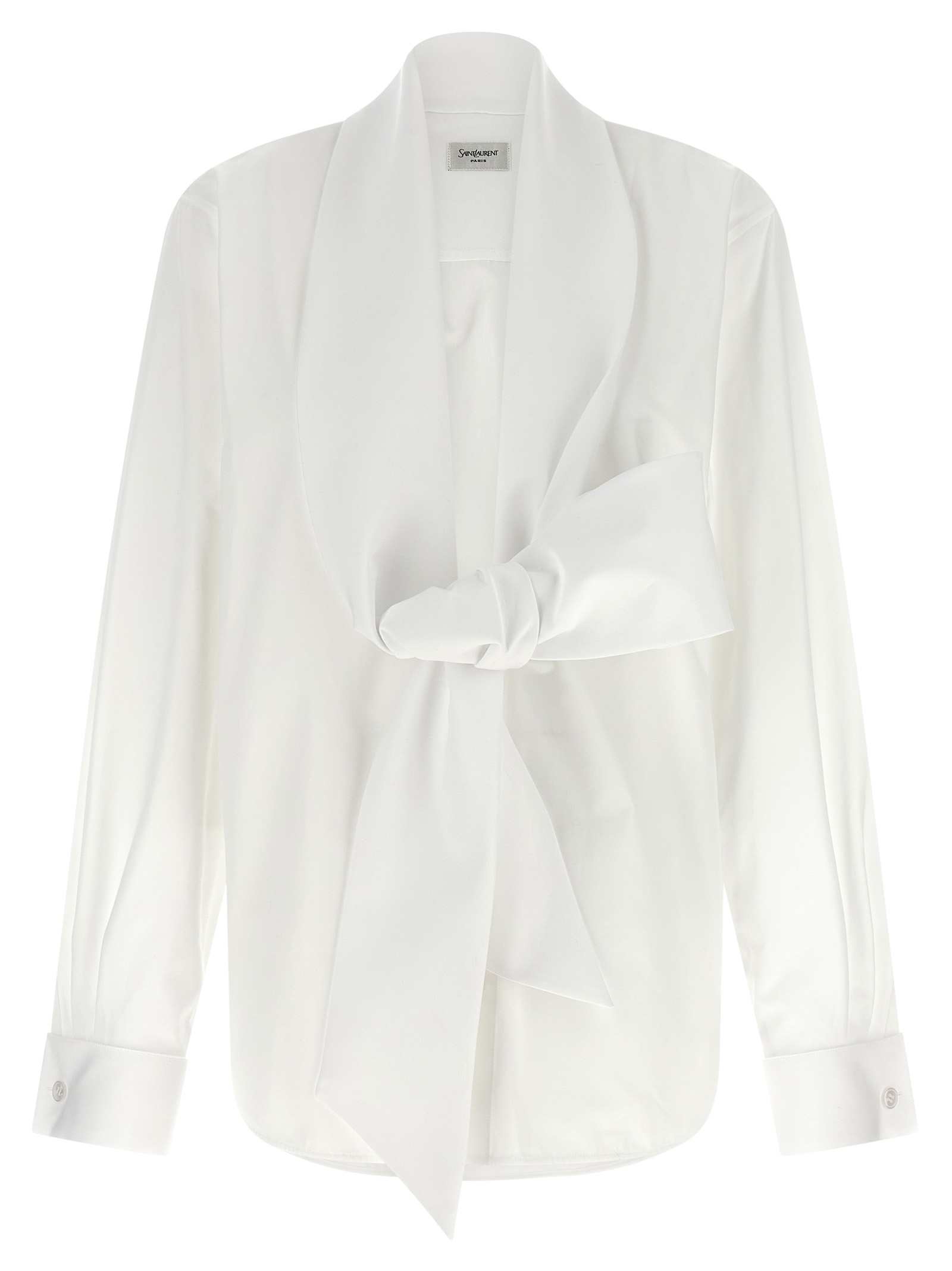 Lavallière collar shirt