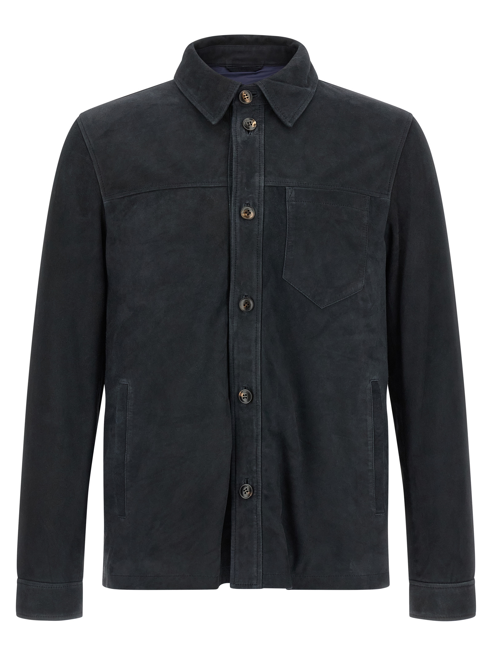 Suede overshirt