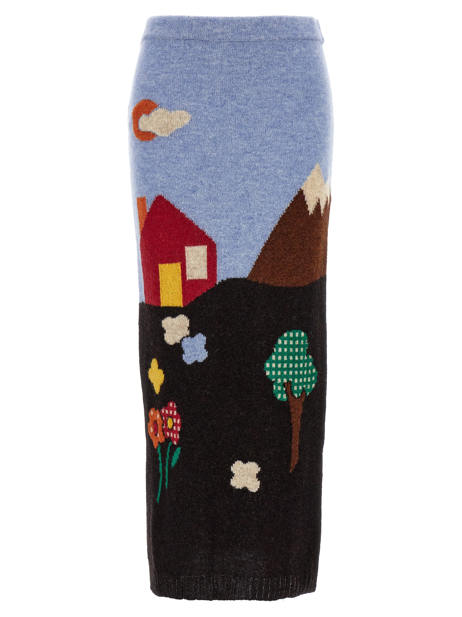 Shetland knit skirt