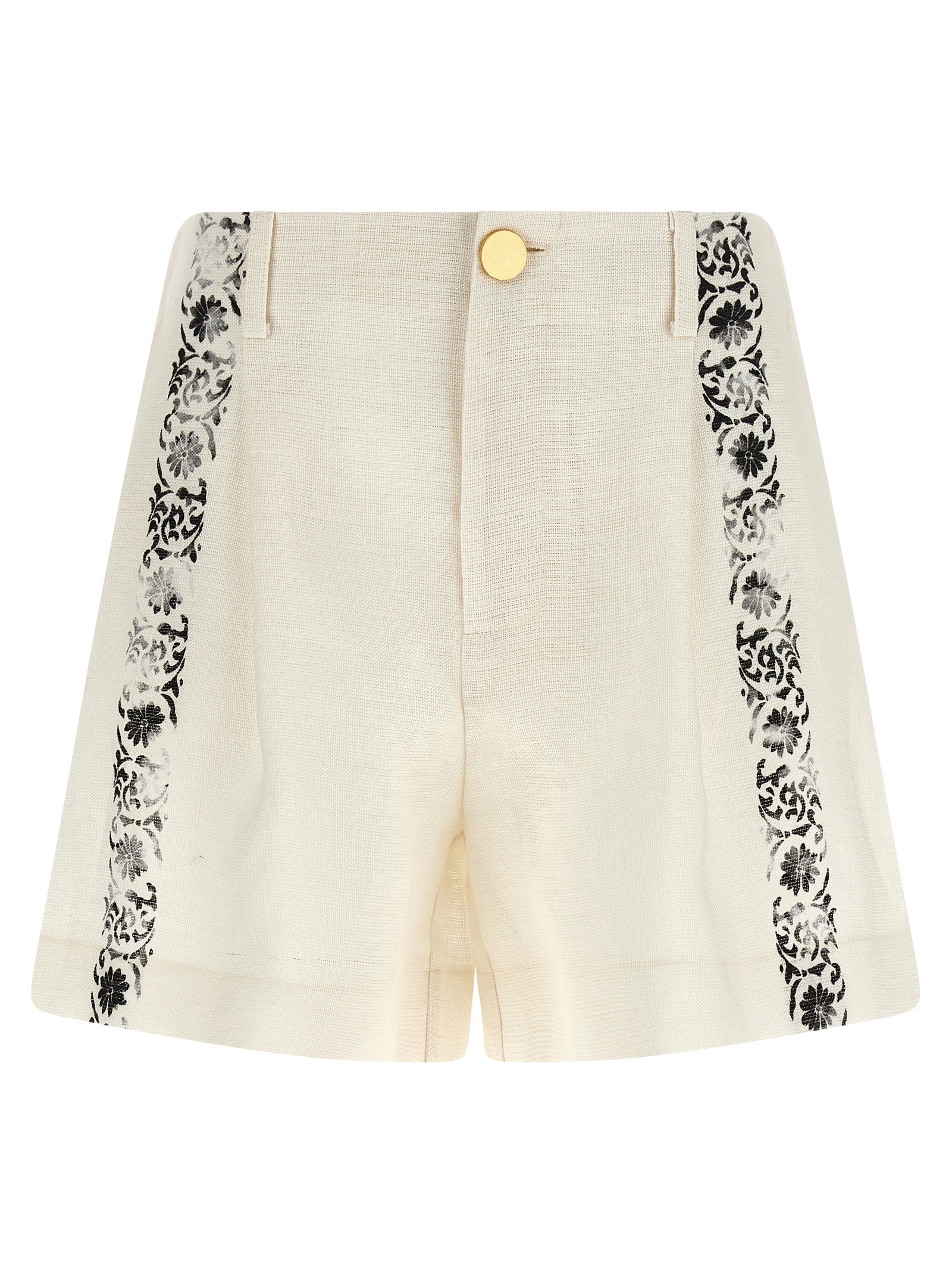 'Fortuny' linen shorts