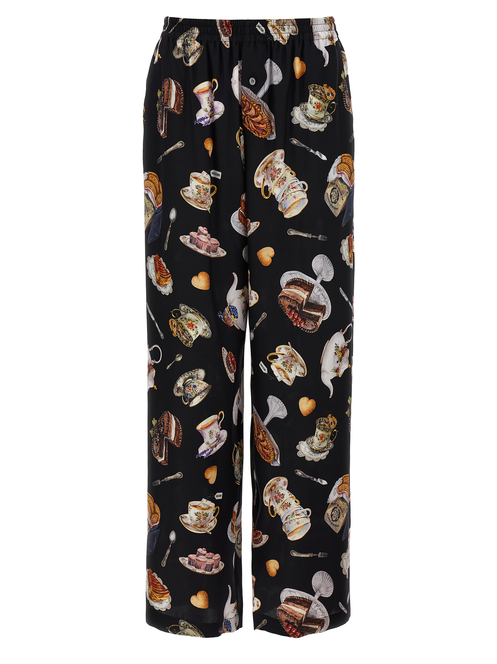 'Tea time' print pants