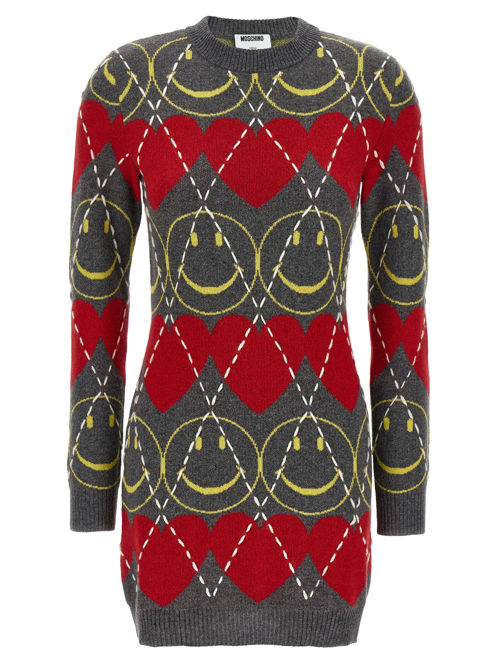 'Smiley®' wool dress