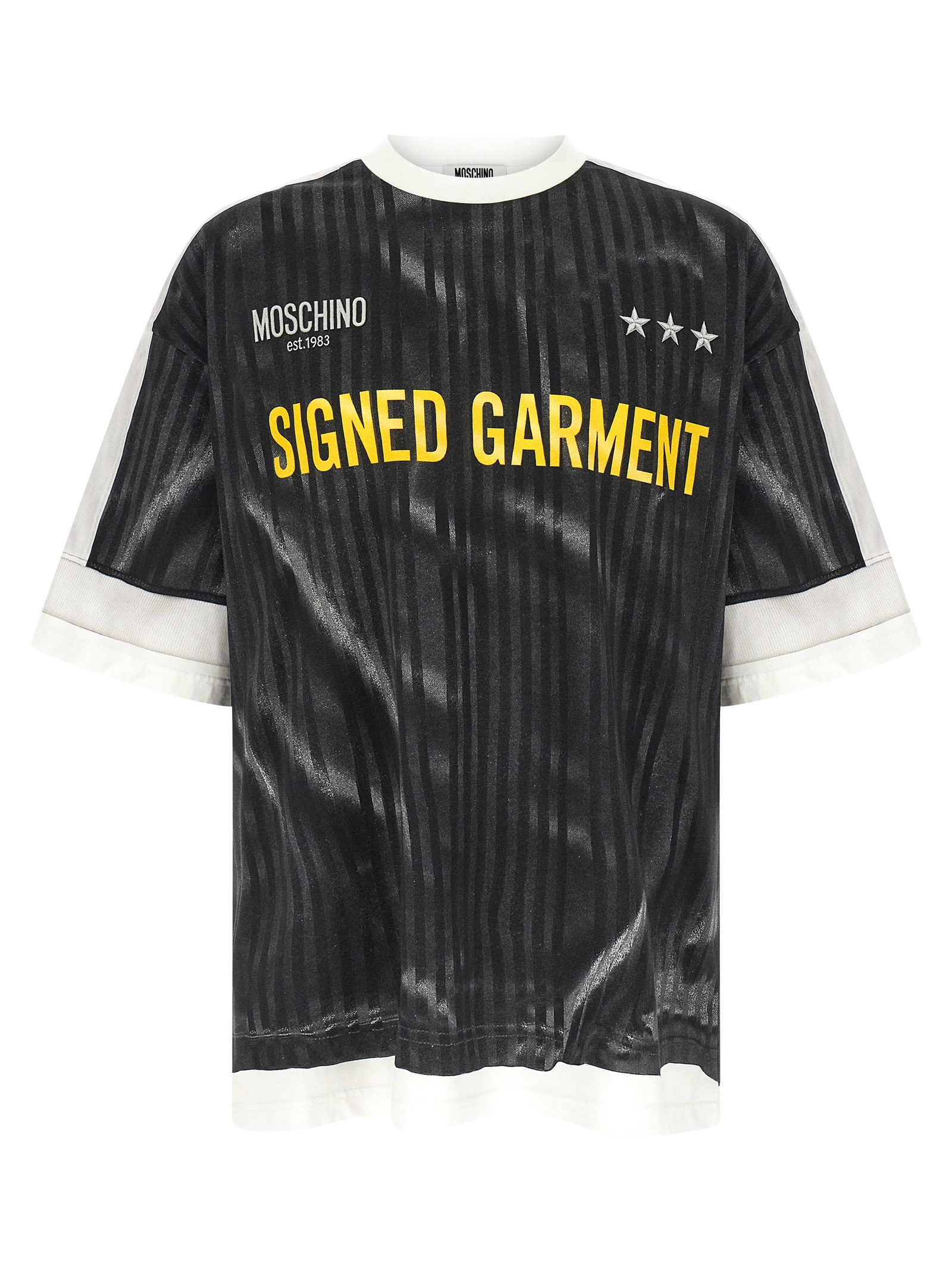 Trompe-l'œil print T-shirt