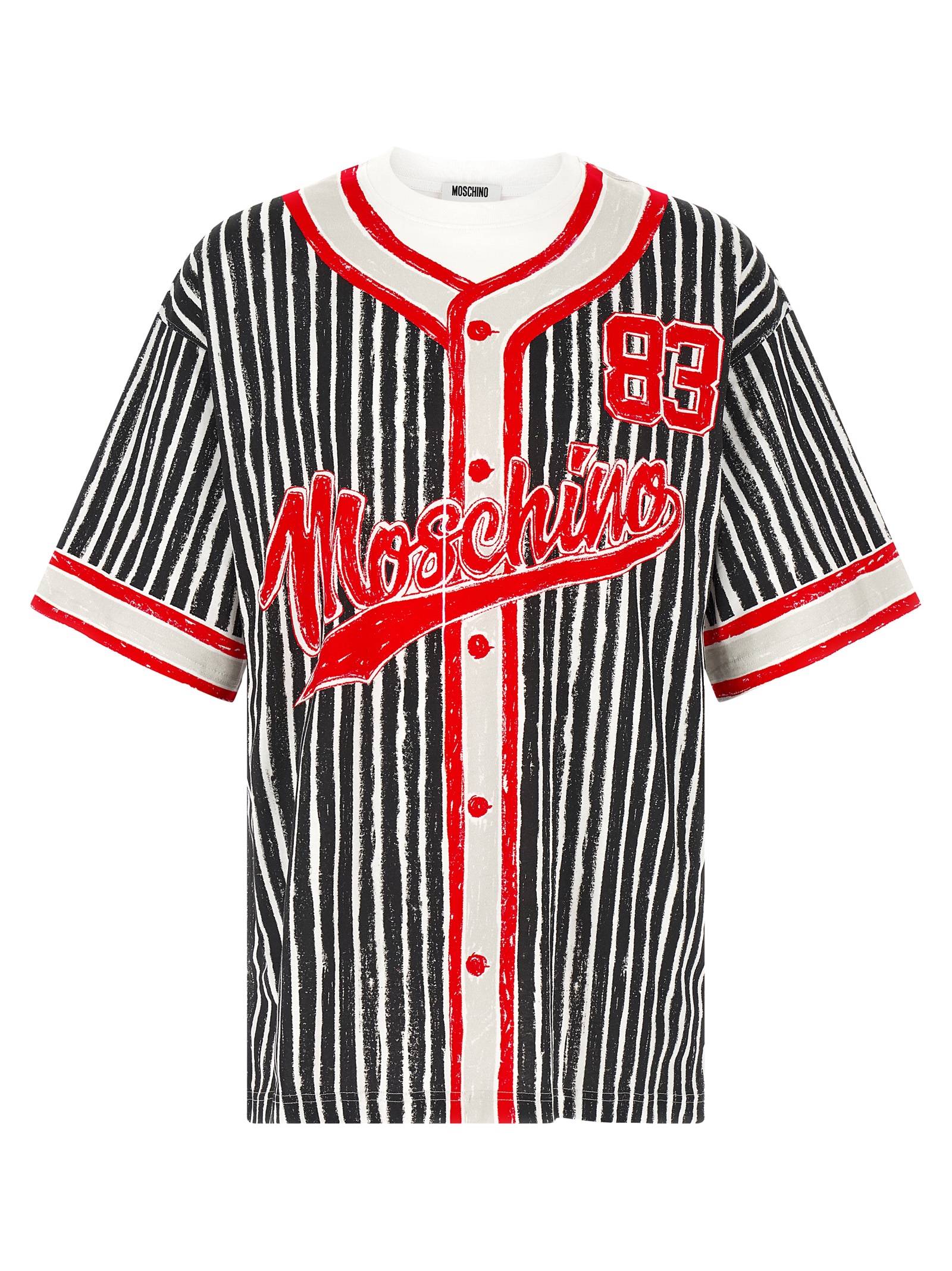 Trompe-l'œil print T-shirt