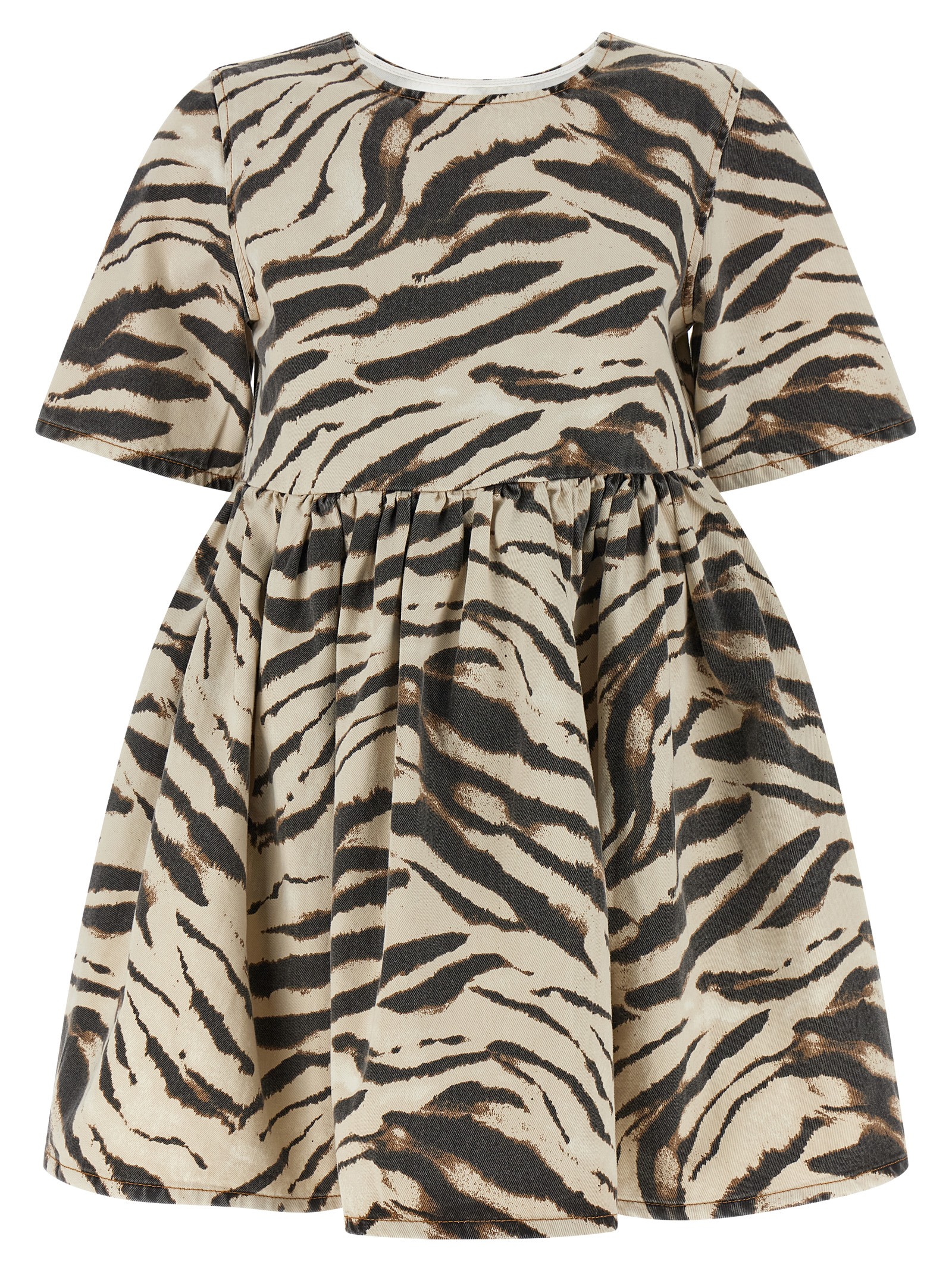 'Zebra Denim' dress