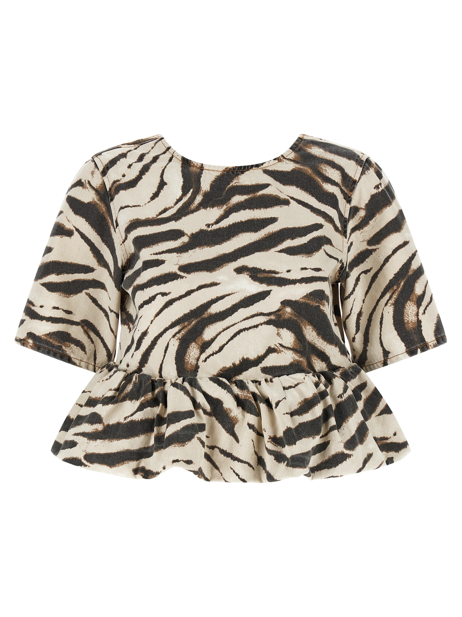 'Zebra Denim' top