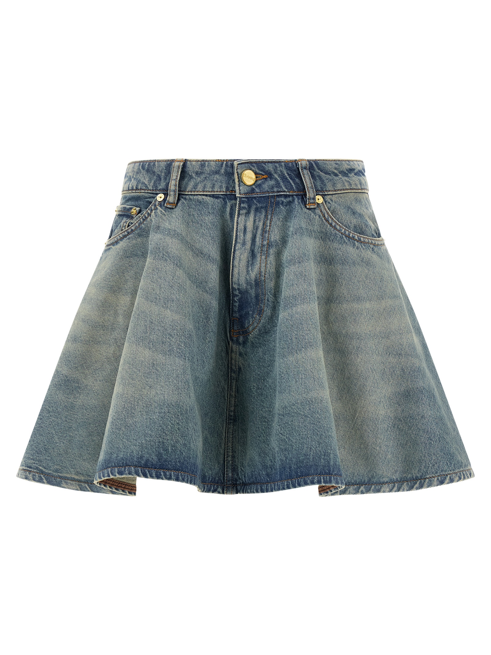 'Tint Rigid Denim' skirt
