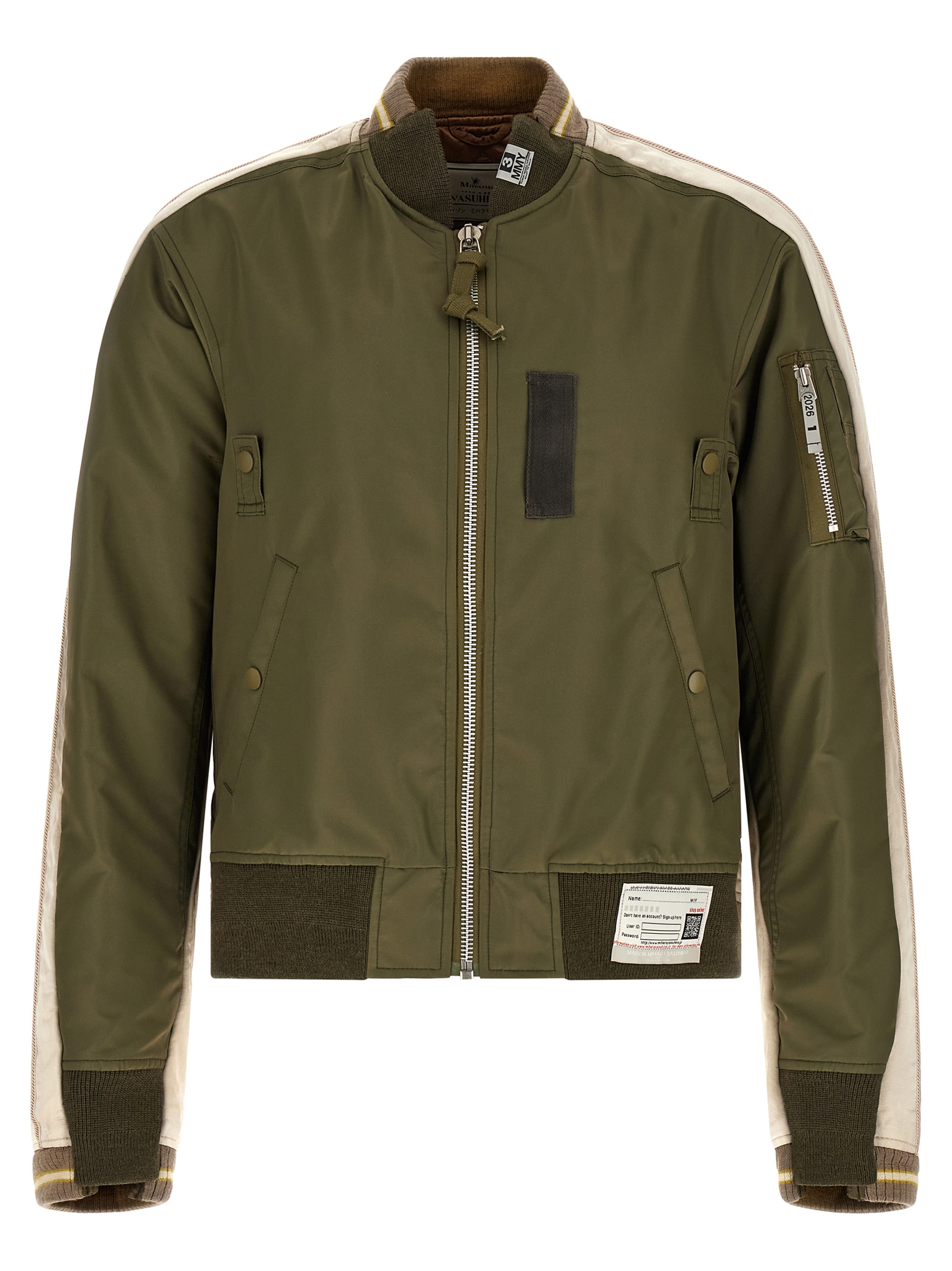 Aviator bomber jacket