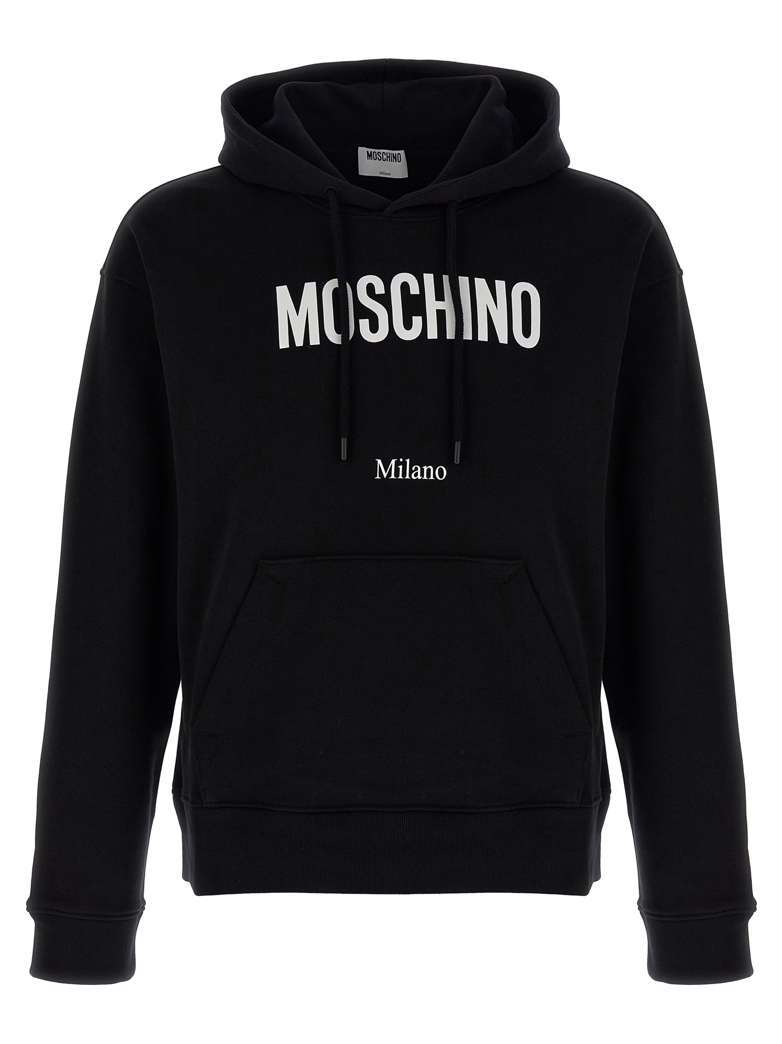 Logo print hoodie
