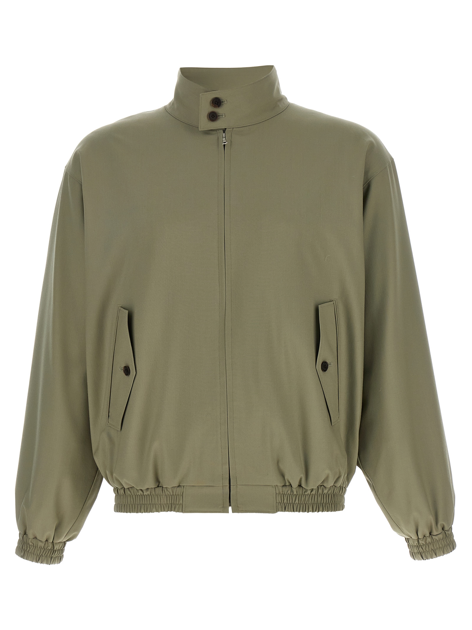 Wool bomber jacket
