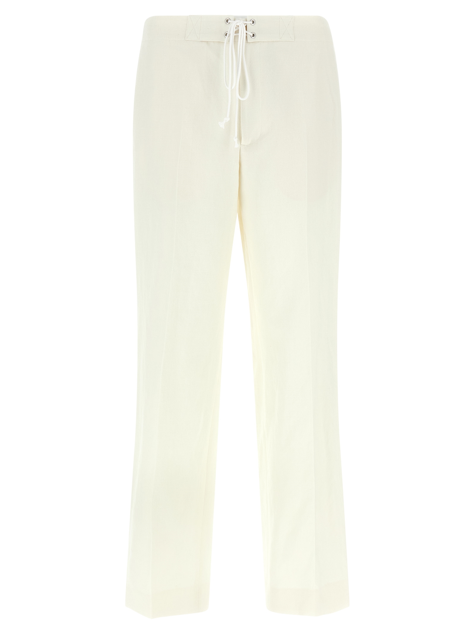 Oxford fabric trousers