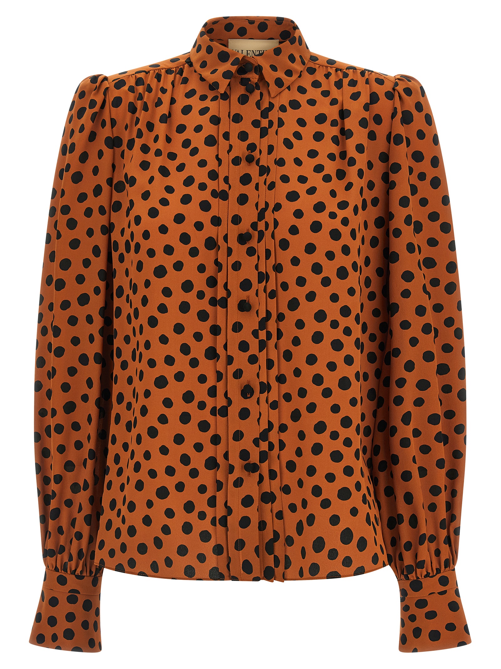 Polka dot print shirt
